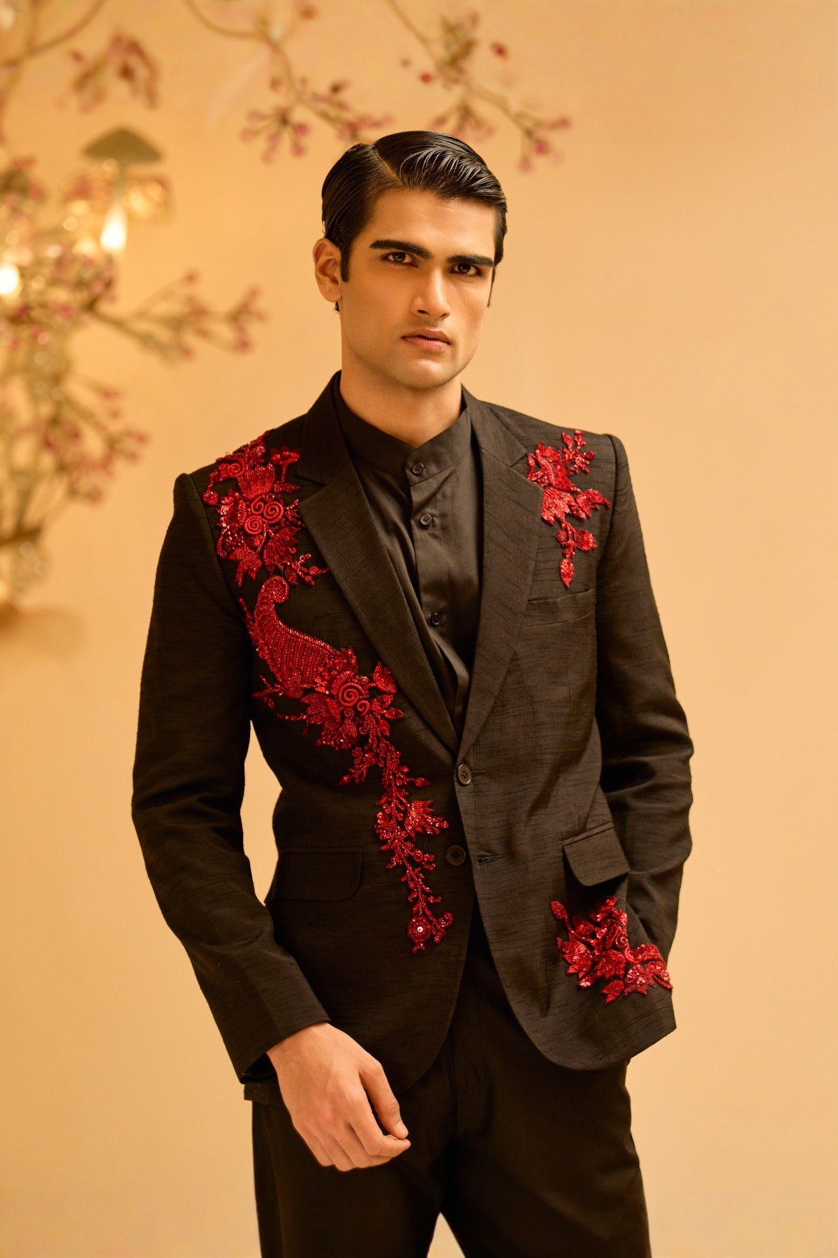 Noir Bloom Tuxedo SET