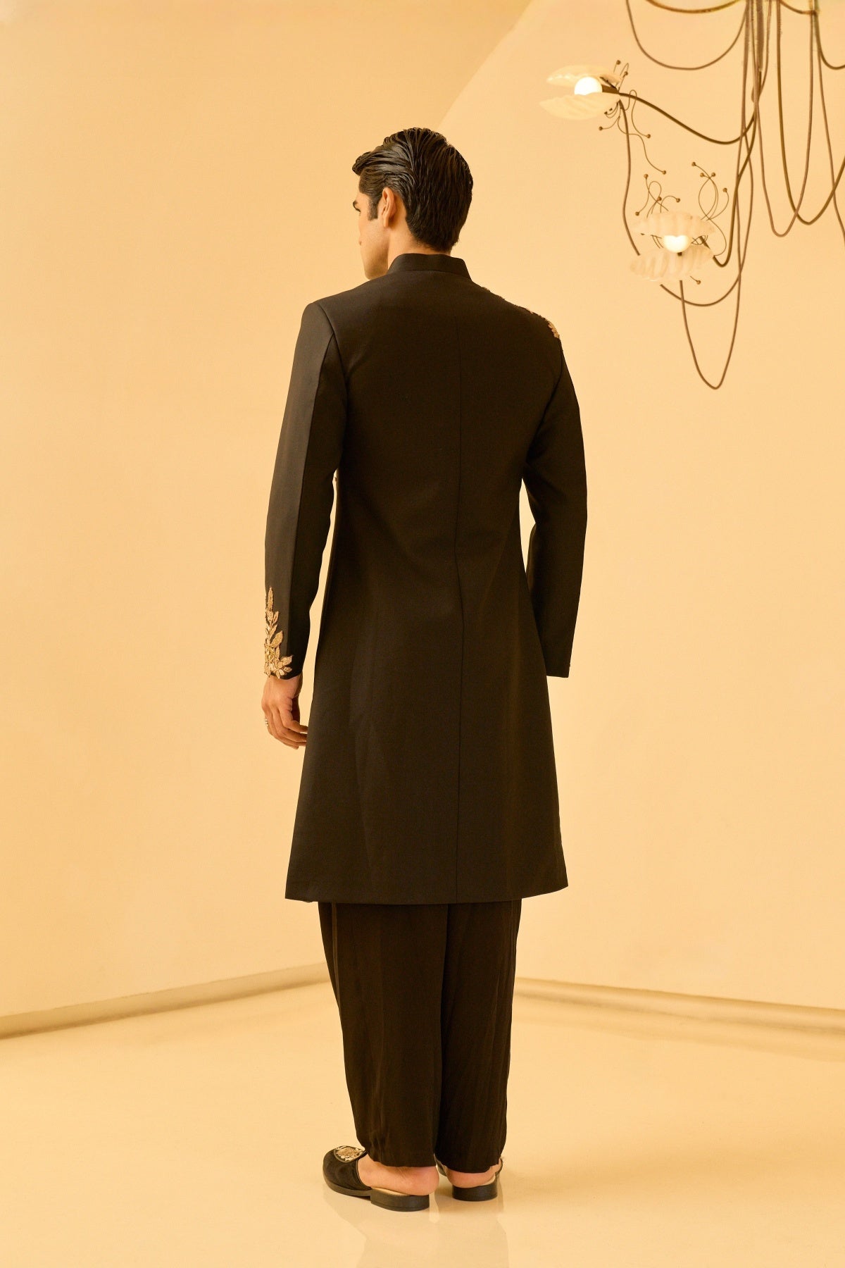 Noir Sherwani