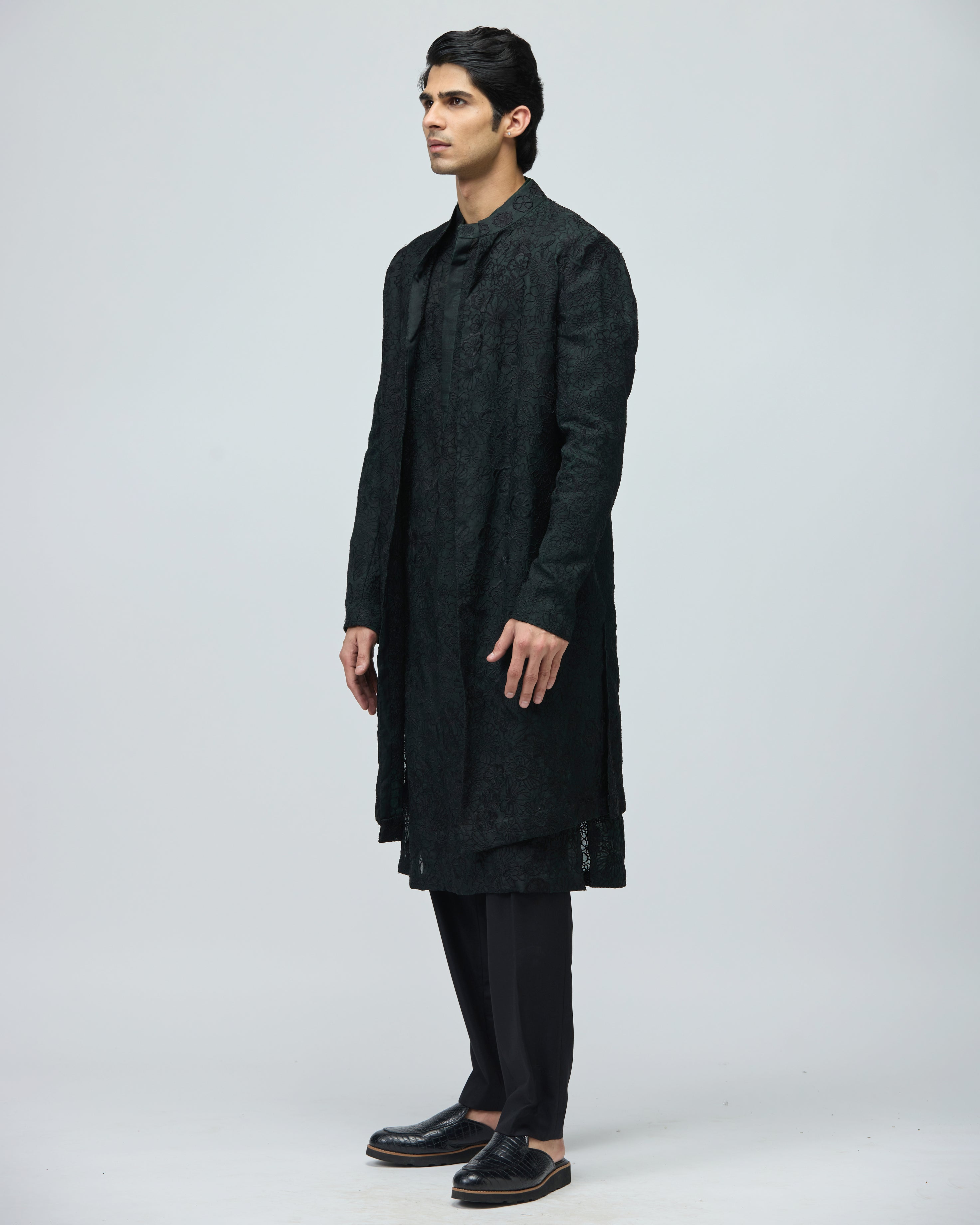 BLACK KURTA