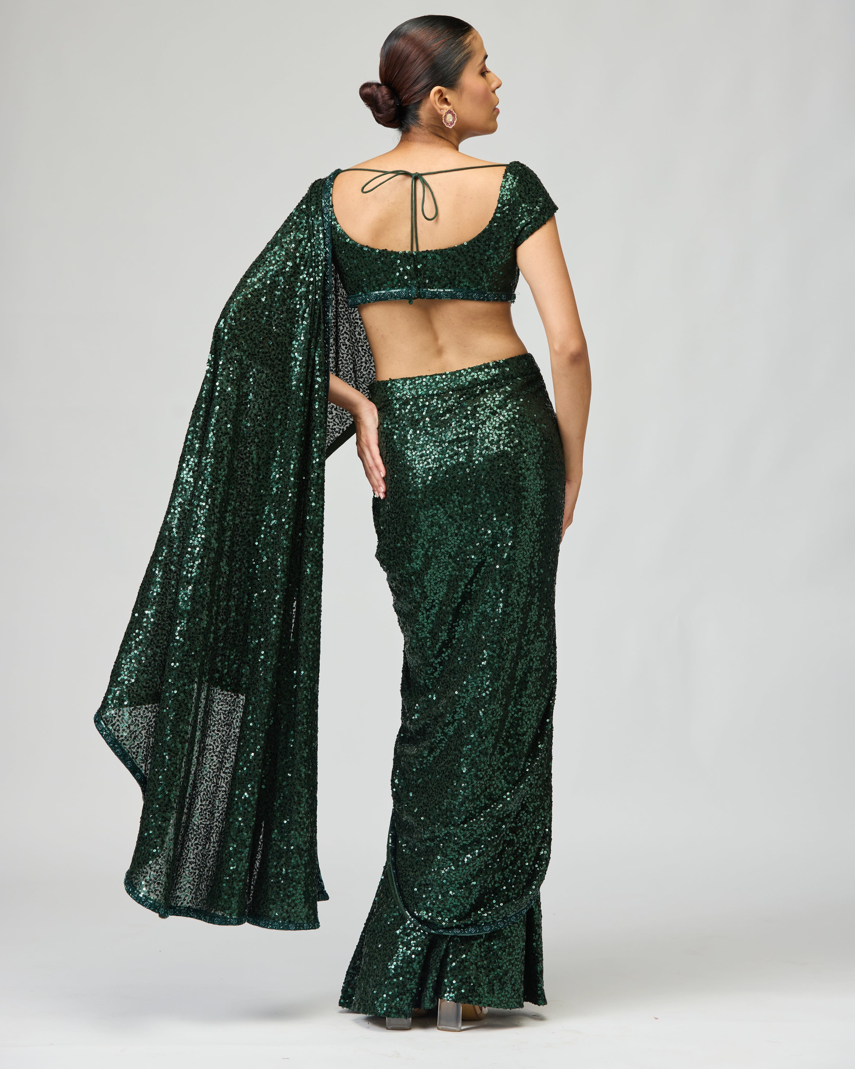 DORI EMBROIRED SAREE SET