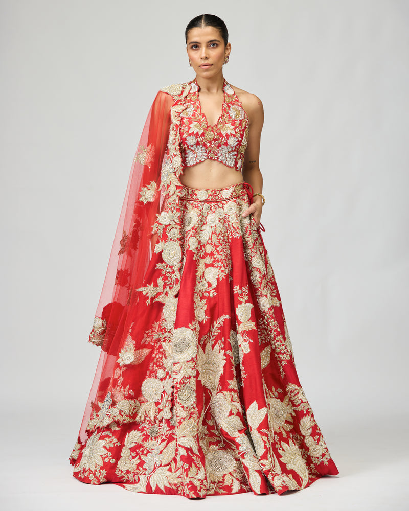 GOTA & PATCH WORK LEHENGA SET