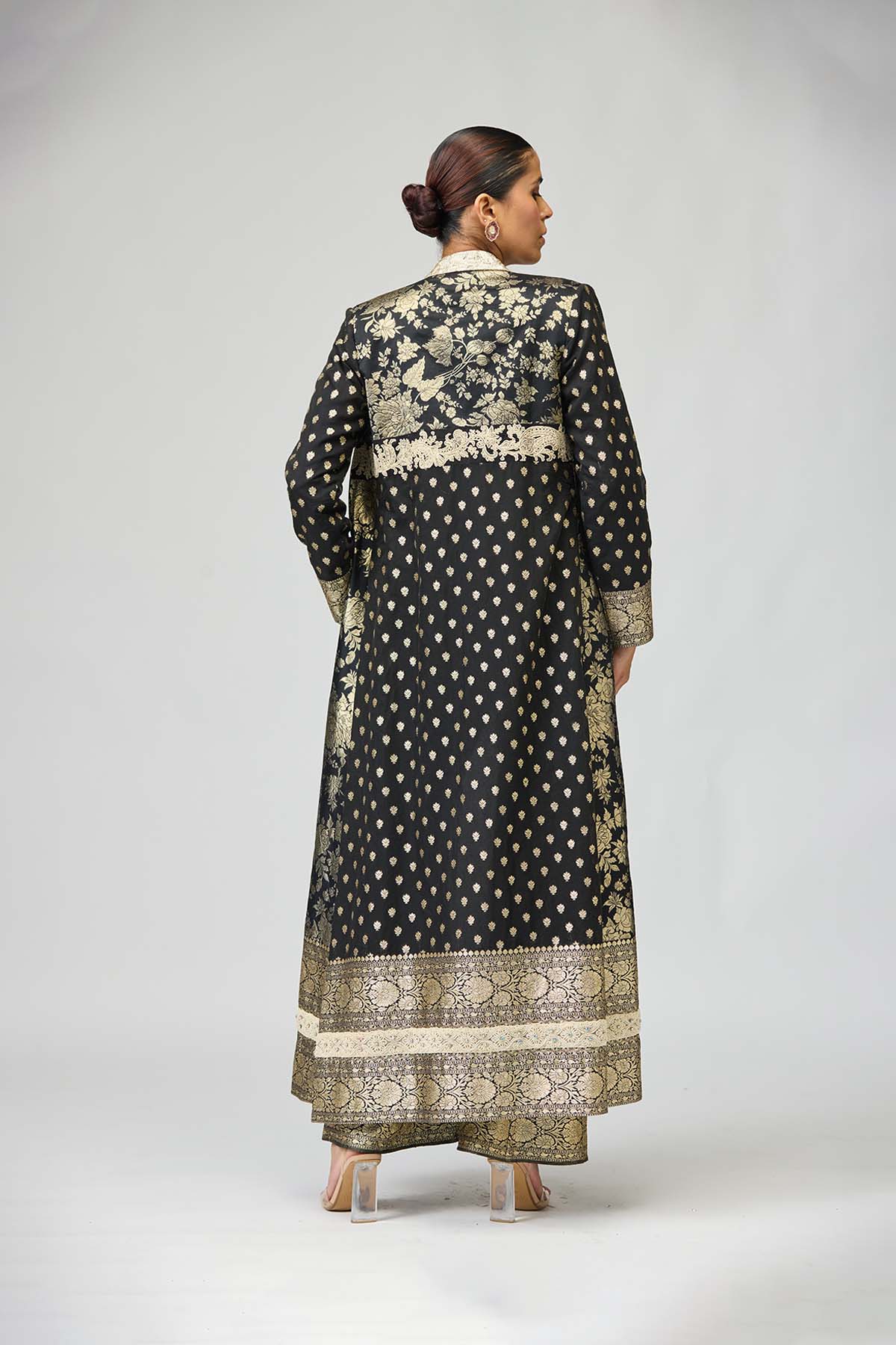 Royal Brocade Jacket Set