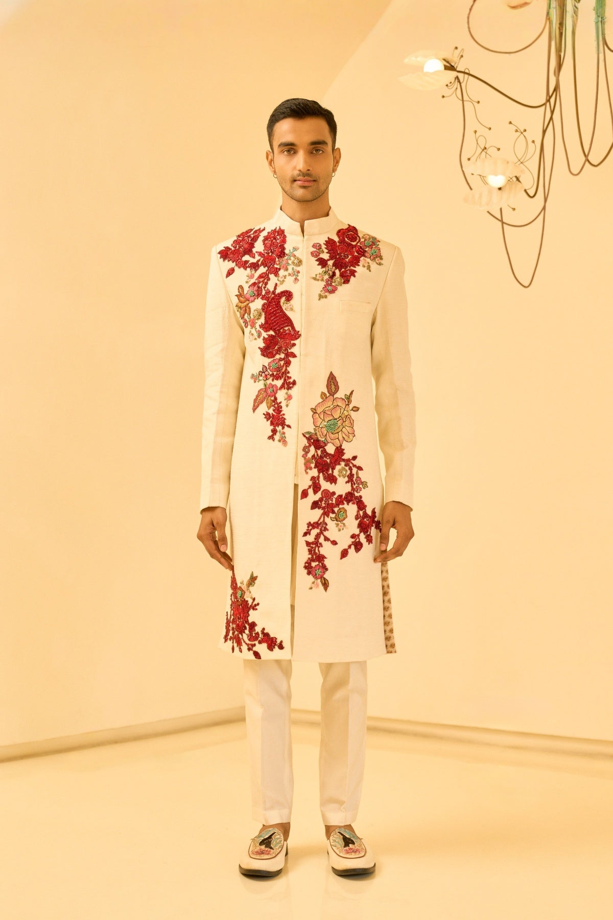 IVORY SHERWANI SET
