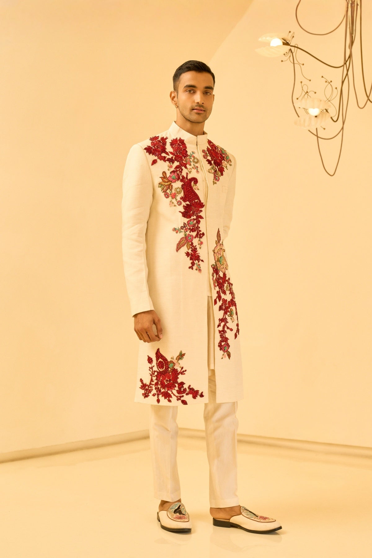 IVORY SHERWANI SET