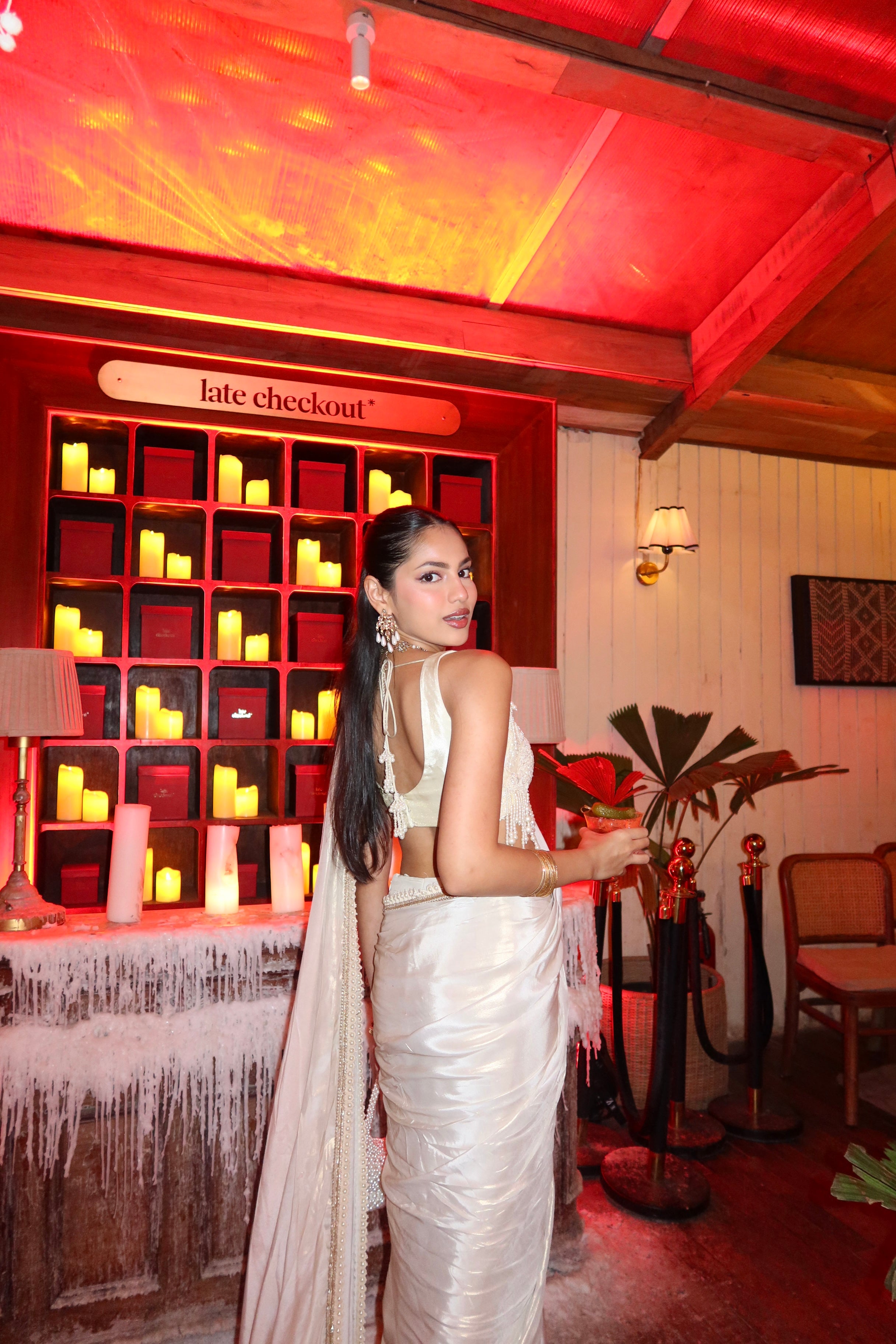 KHUSHI HEDGE IN GGT SAREE SET