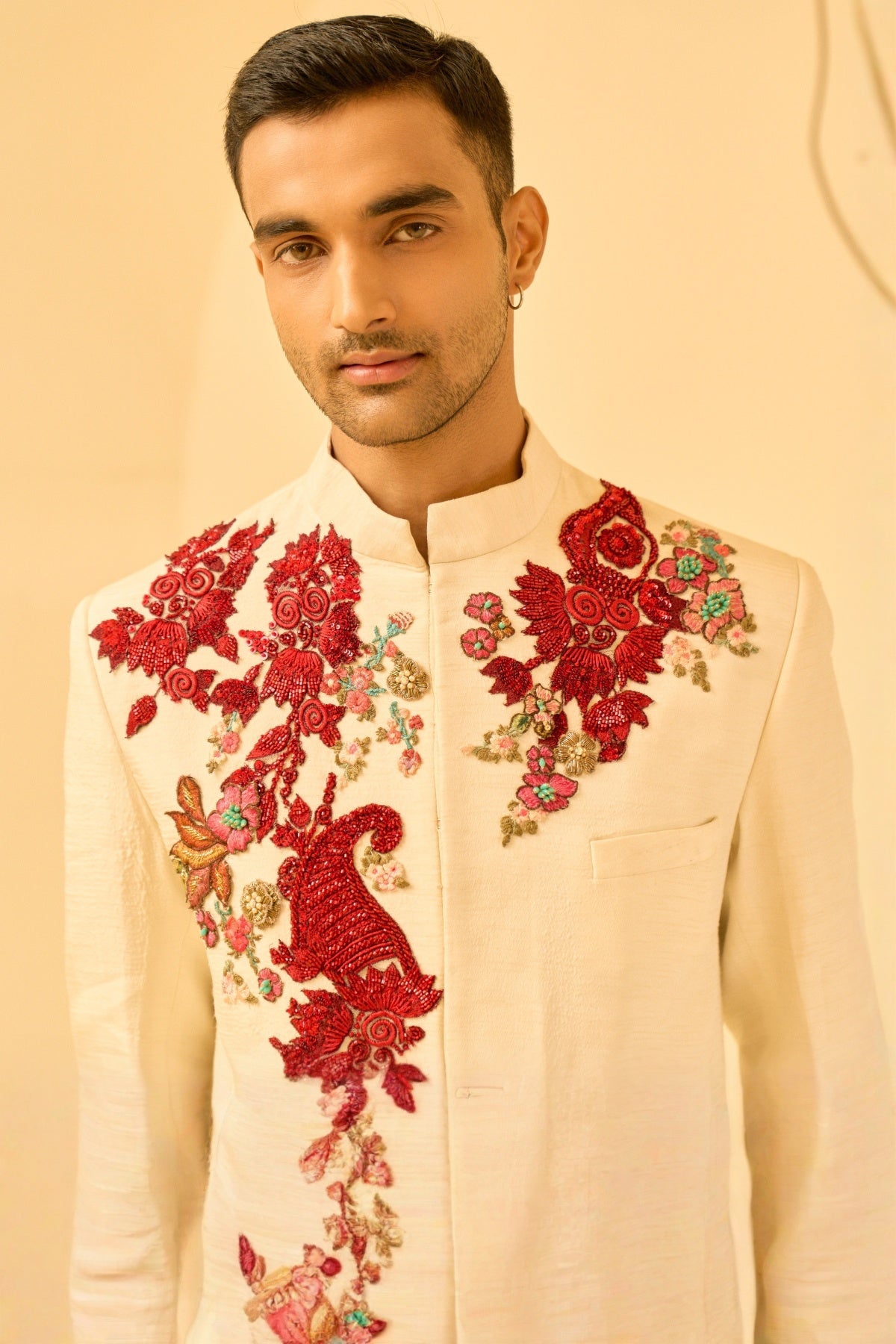 IVORY SHERWANI SET