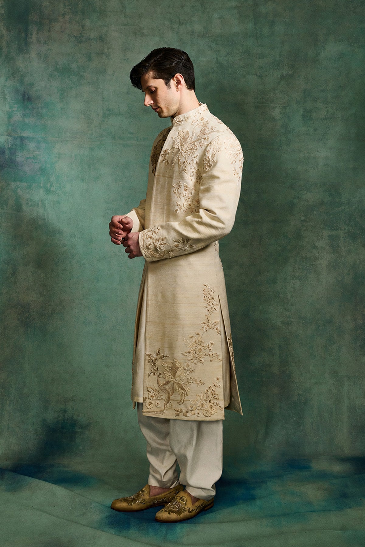 Ivory Regal Sherwani Set