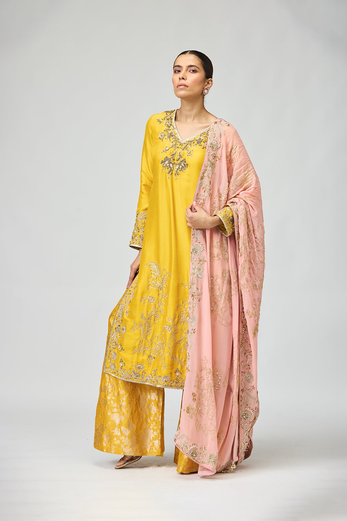 Sunshine Embroidered Kurta Set