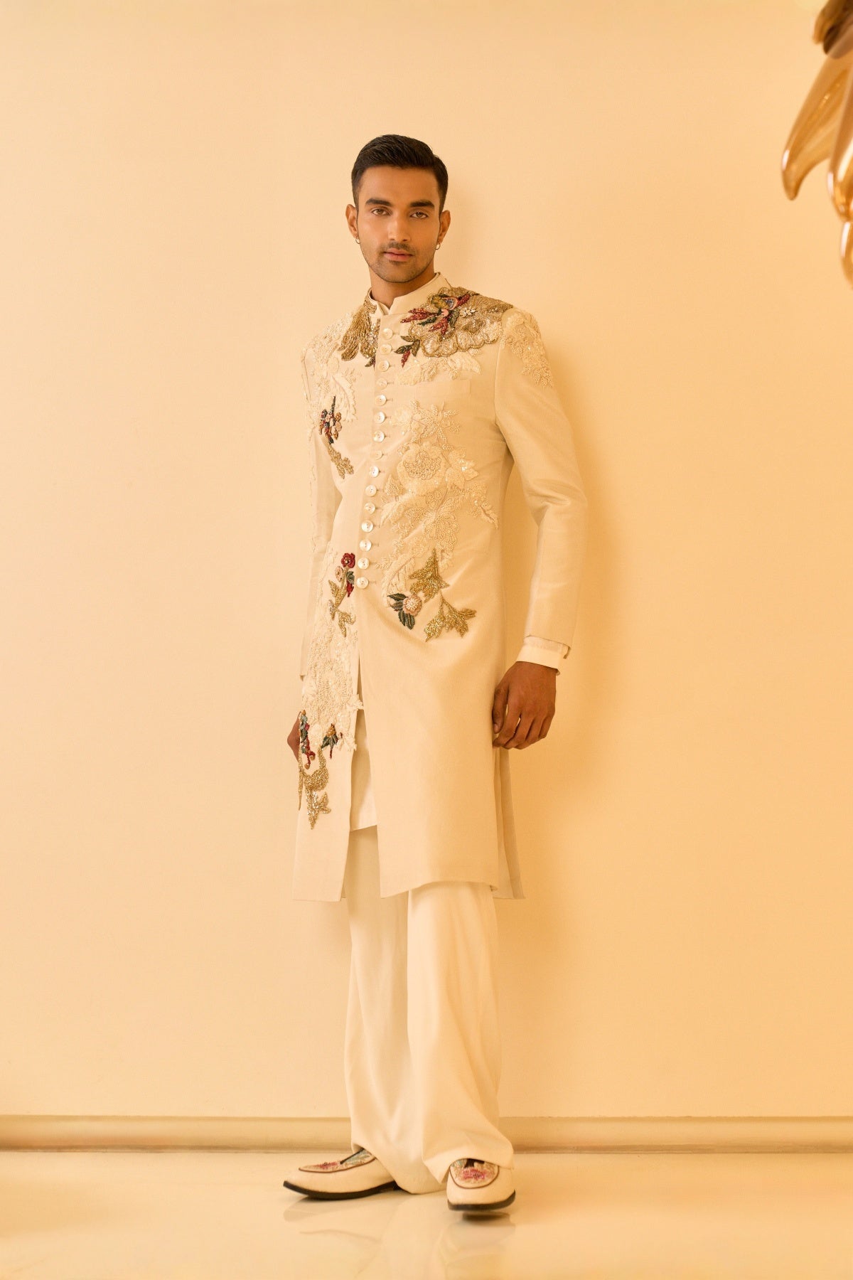 Champagne Opus Sherwani SET