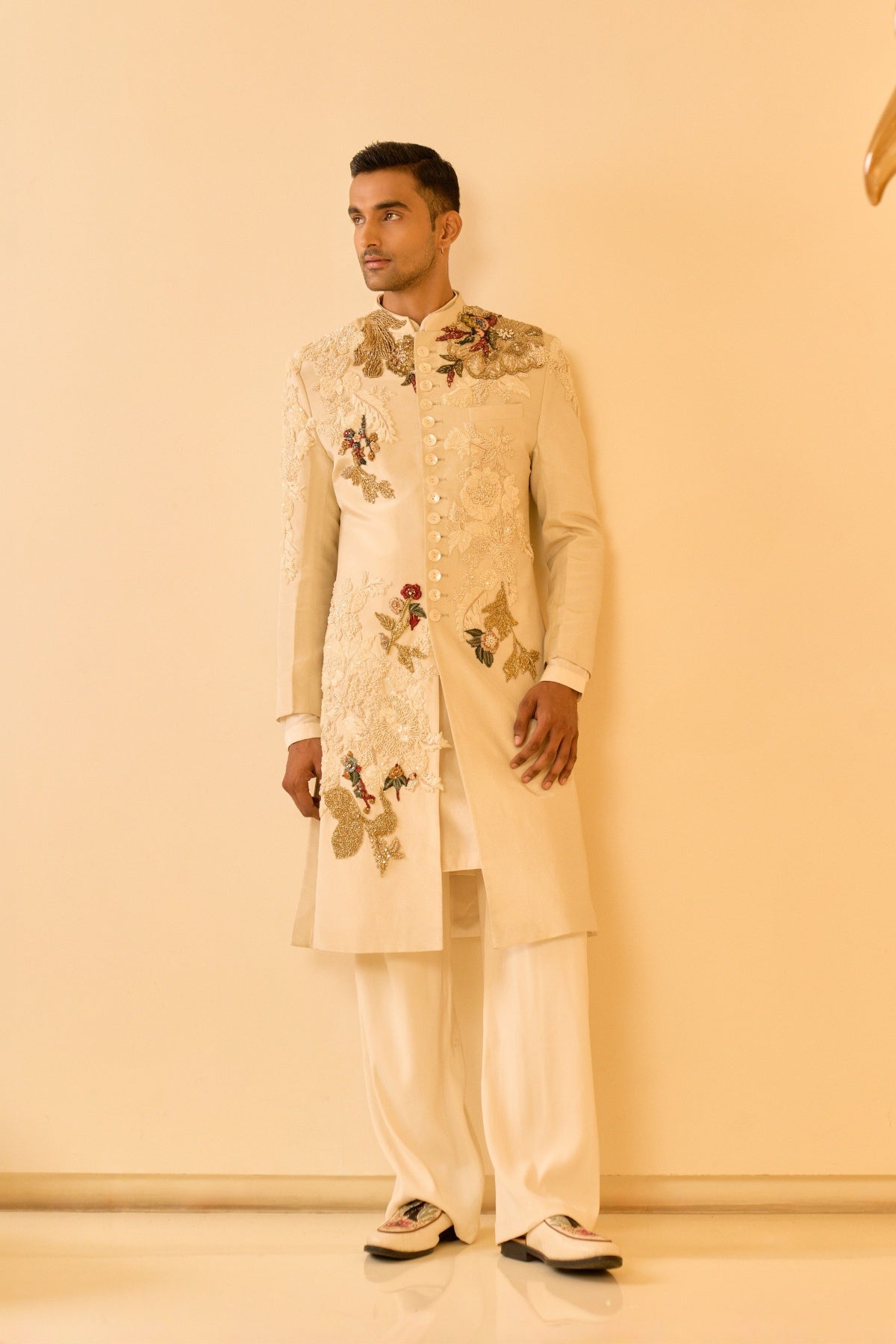 Champagne Opus Sherwani SET
