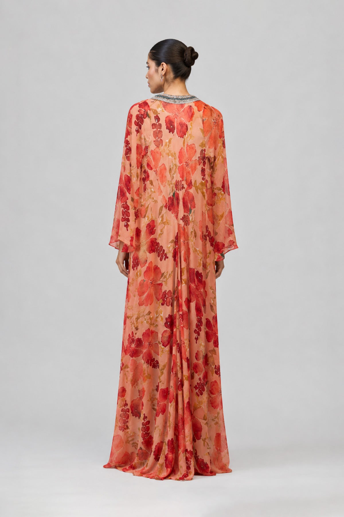 Rosé Blossom Long Dress