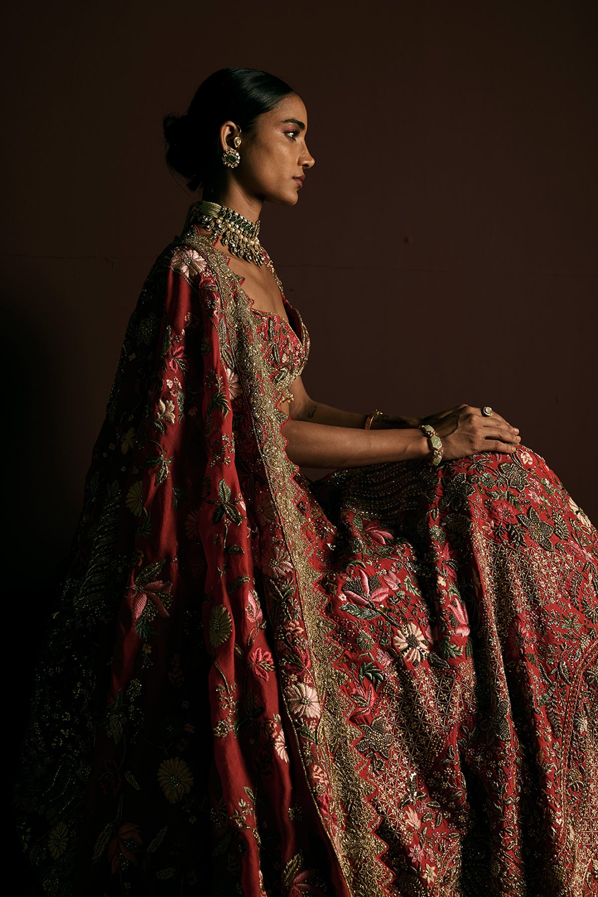 Red Royale Bridal Lehenga Set