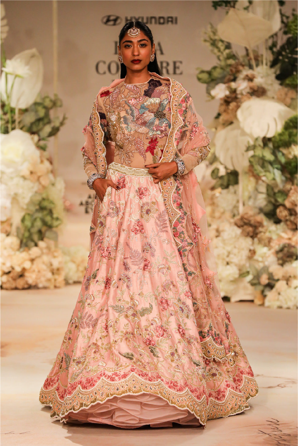 PETAL PINK LEHENGA SET