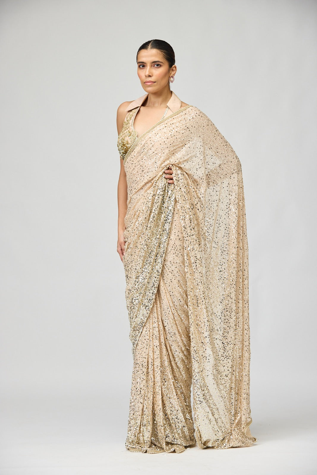 GGT EMBELLISHED SAREE SET