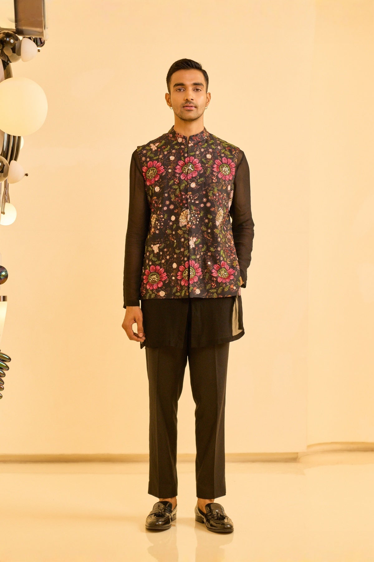 Midnight Floral Bundi
