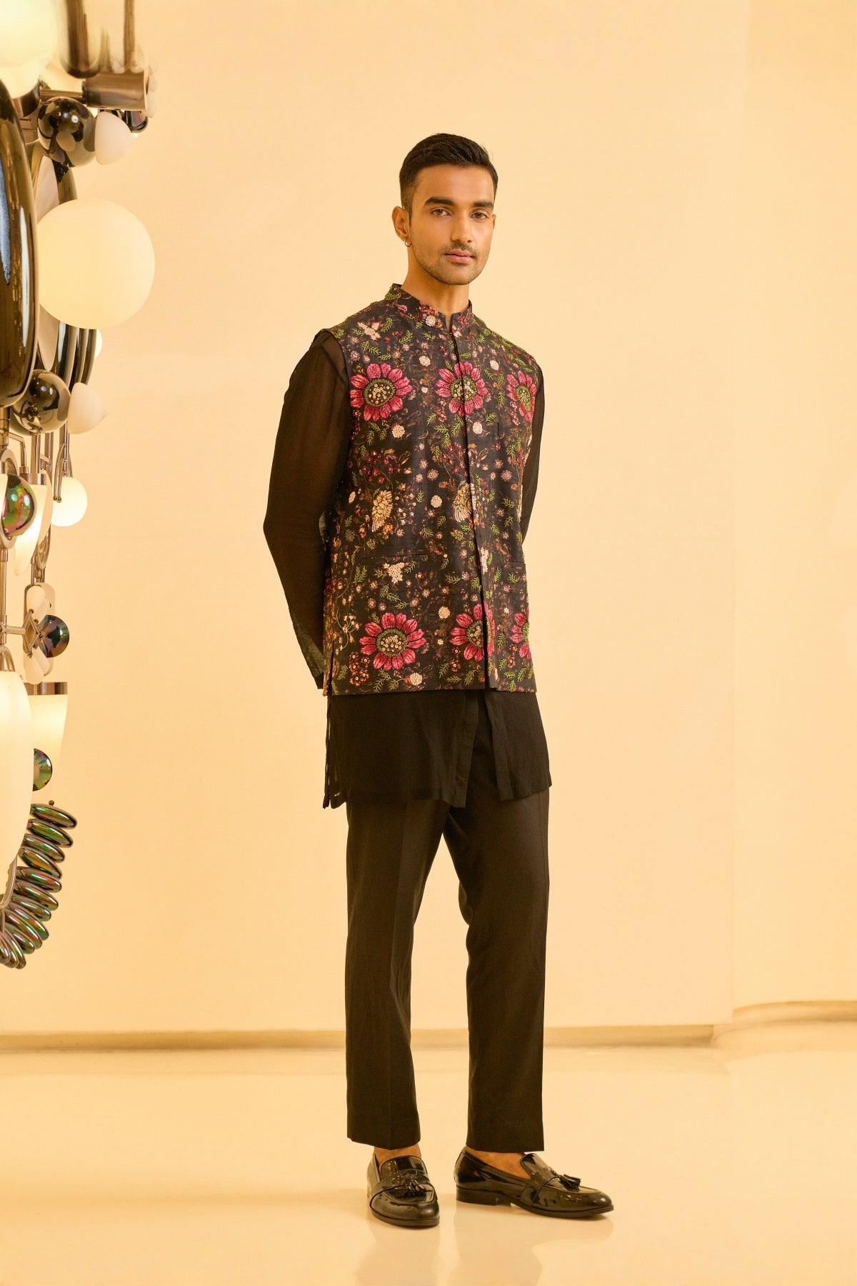 Midnight Floral Bundi