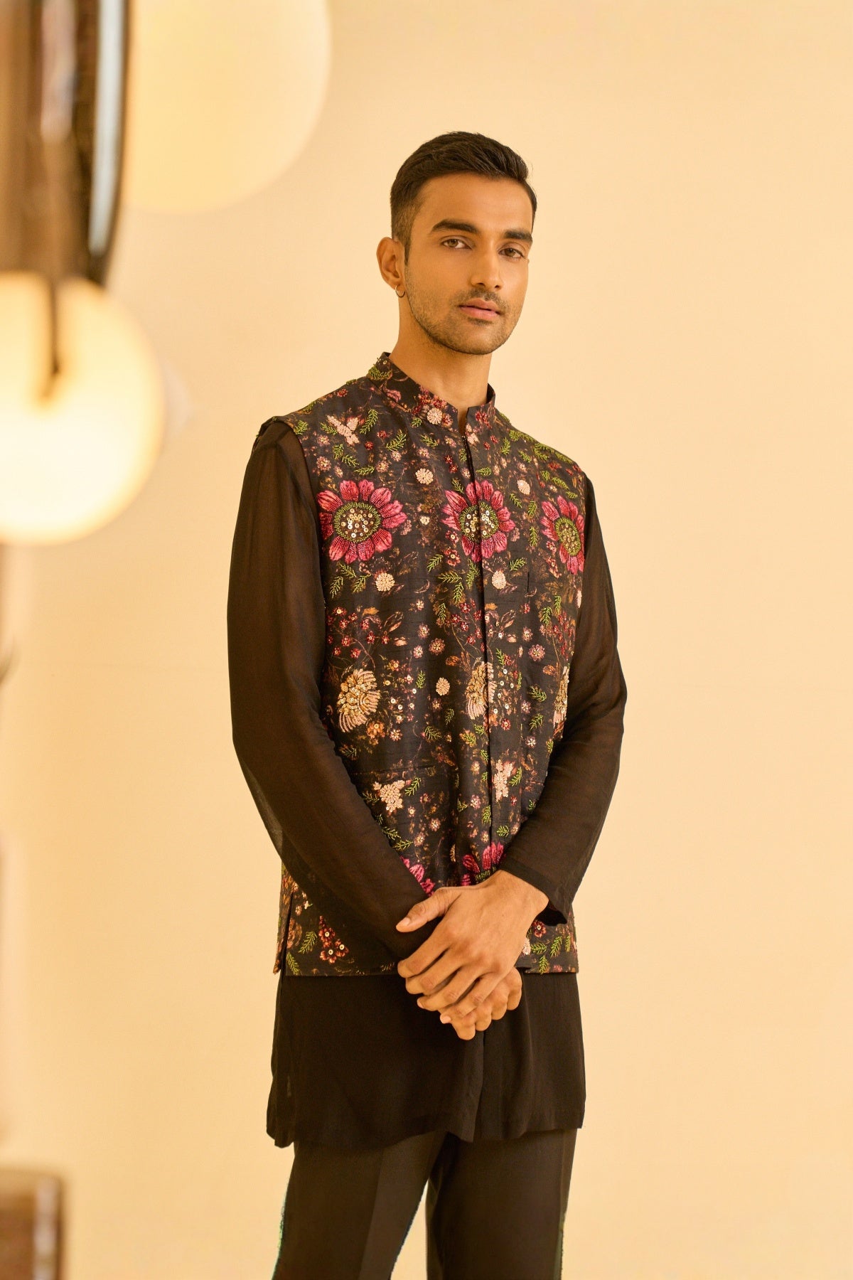 Midnight Floral Bundi