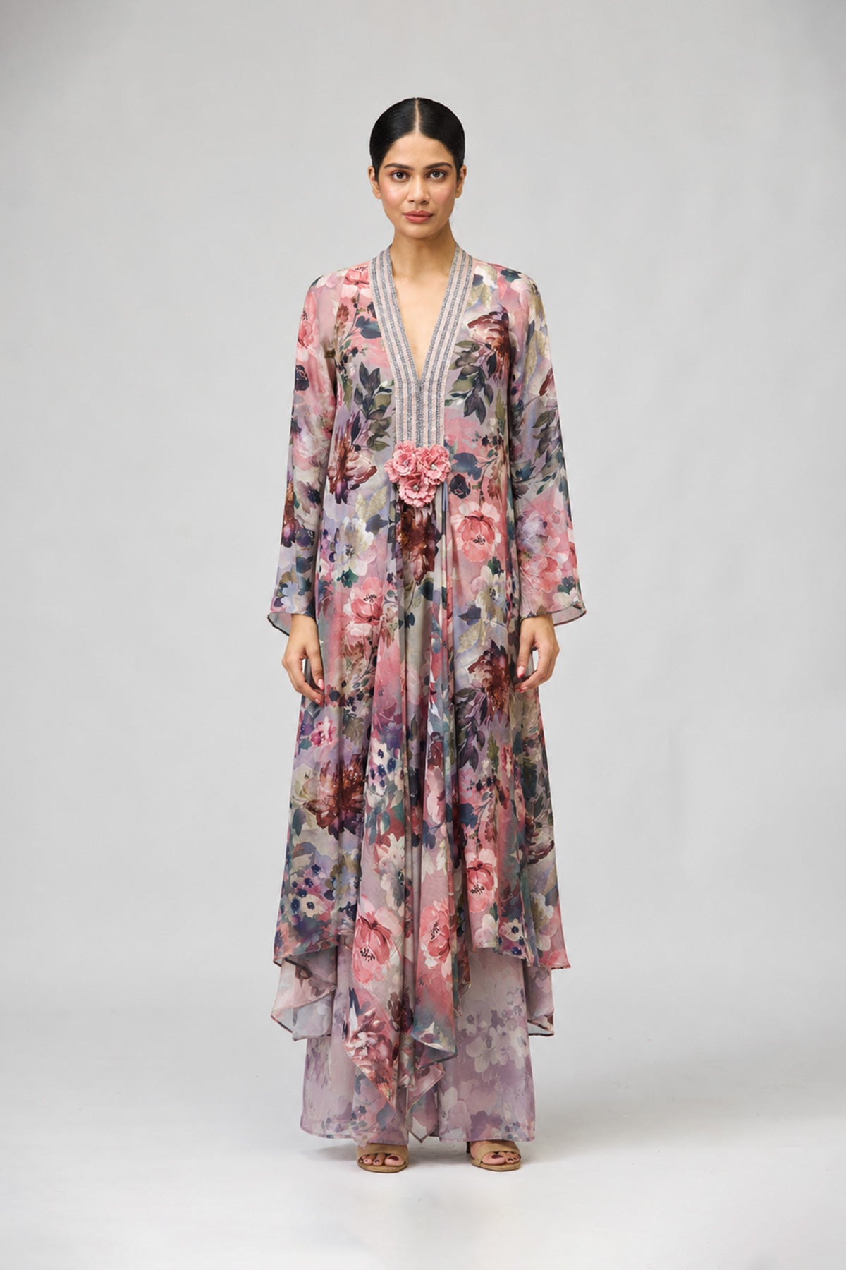 Lilac Bloom long dress