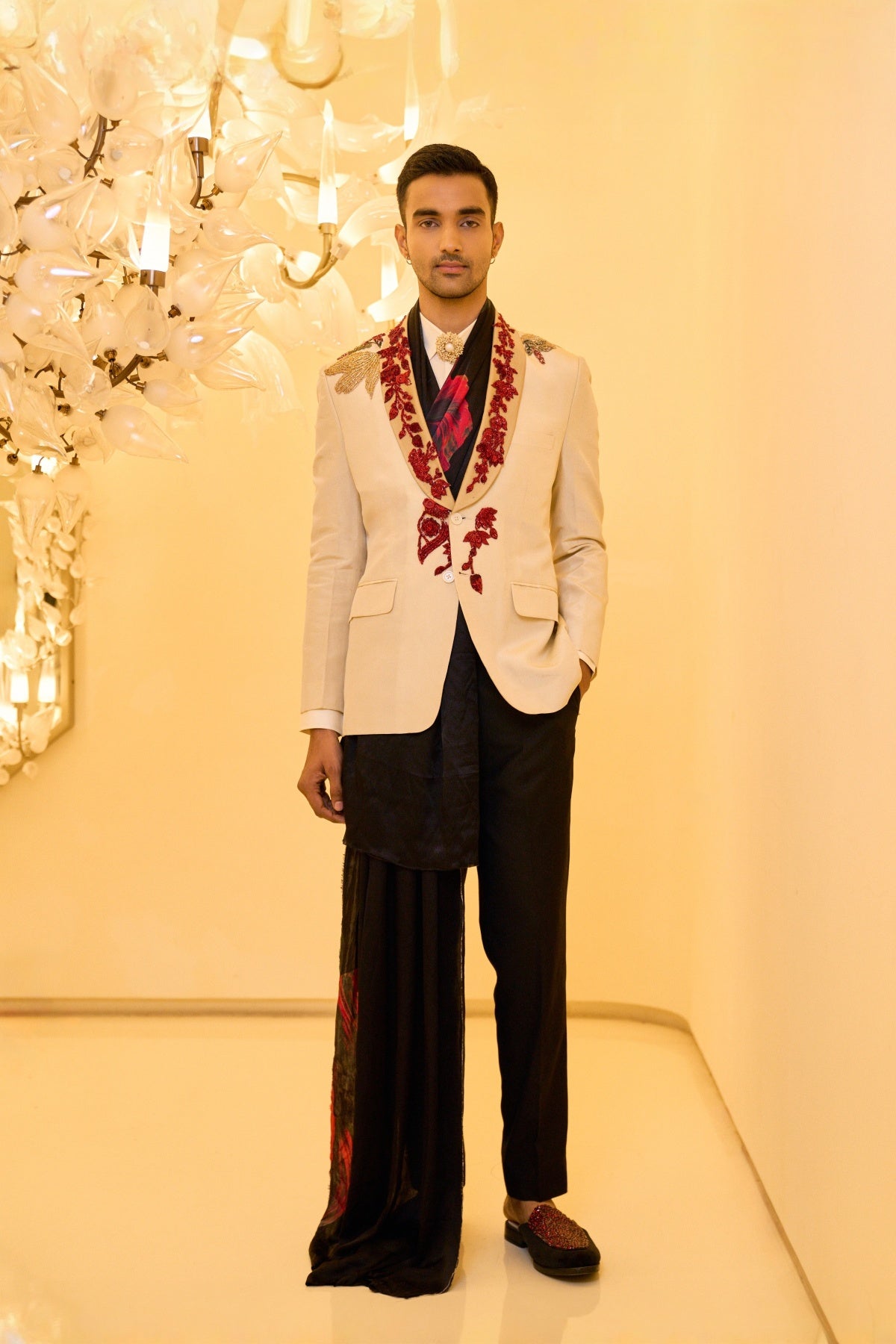 Beige Tuxedo SET
