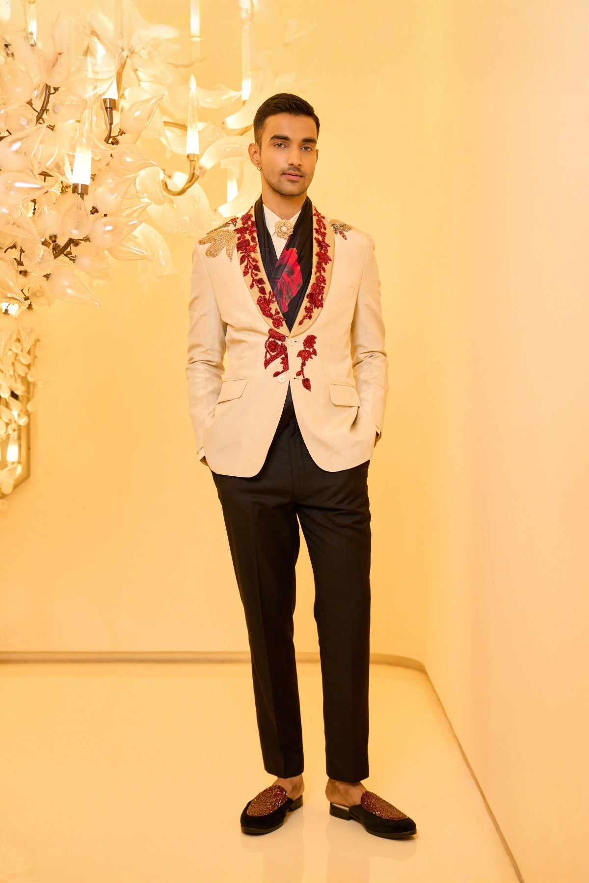 Beige Tuxedo SET