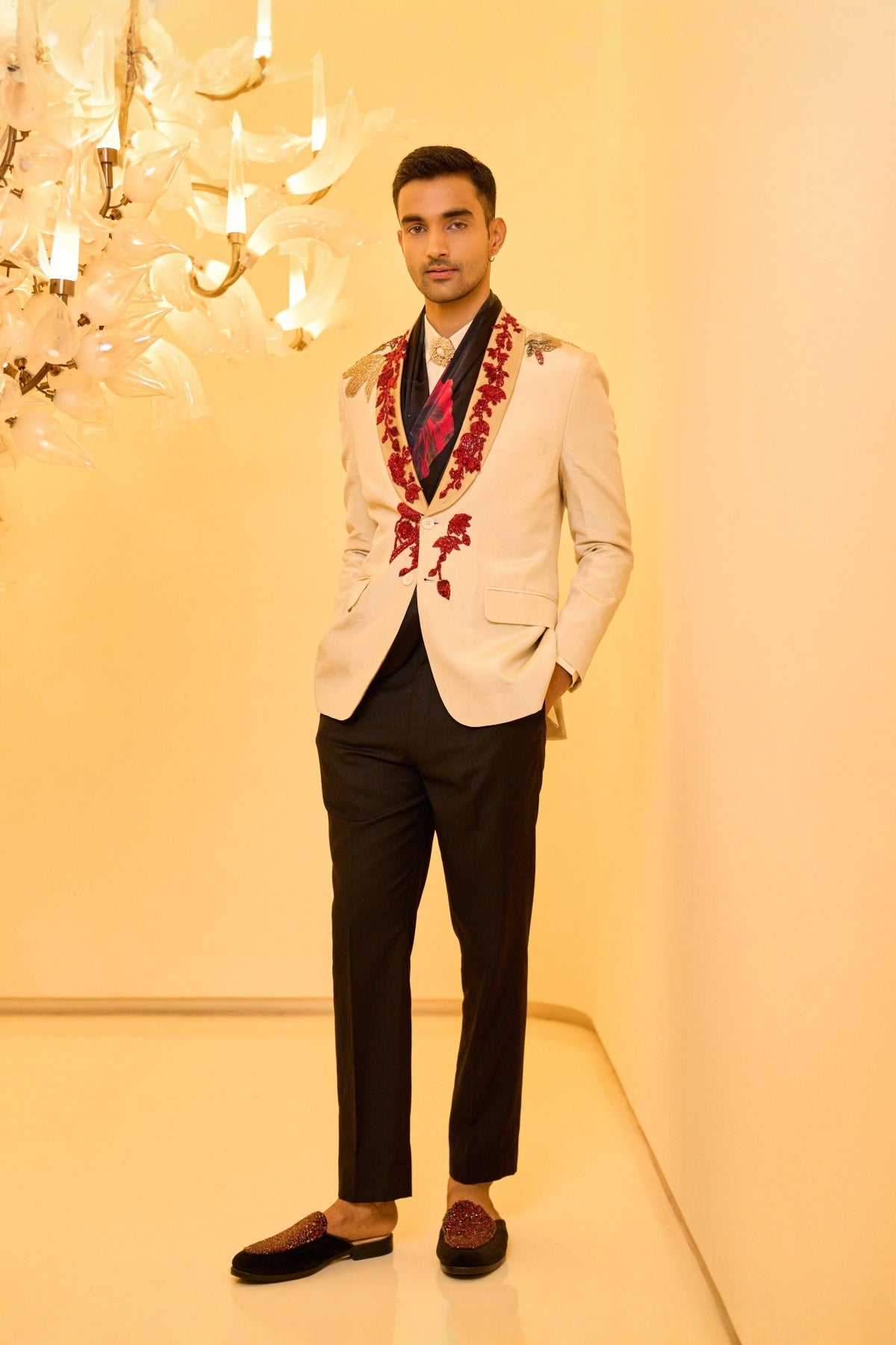 Beige Tuxedo SET