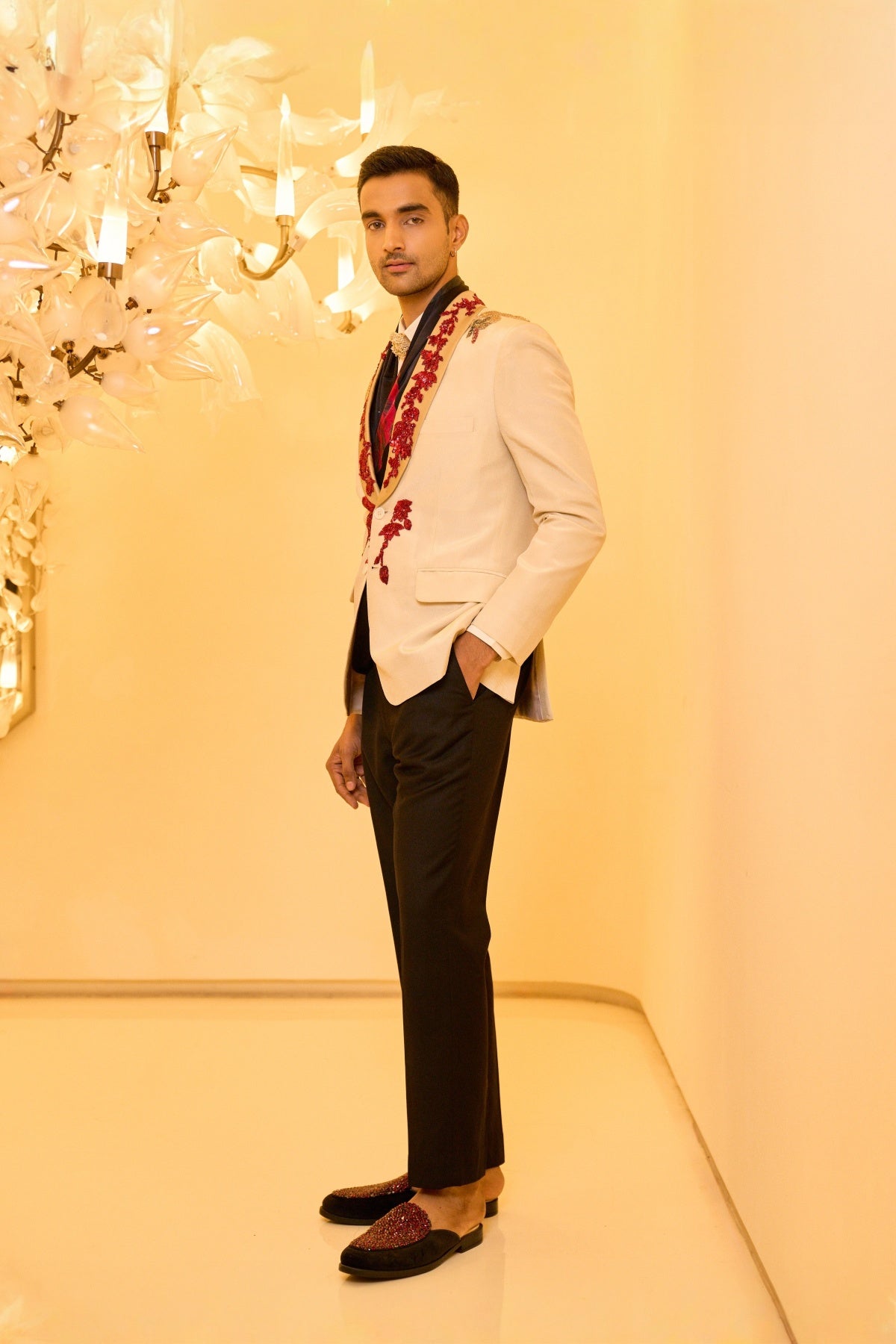 Beige Tuxedo SET
