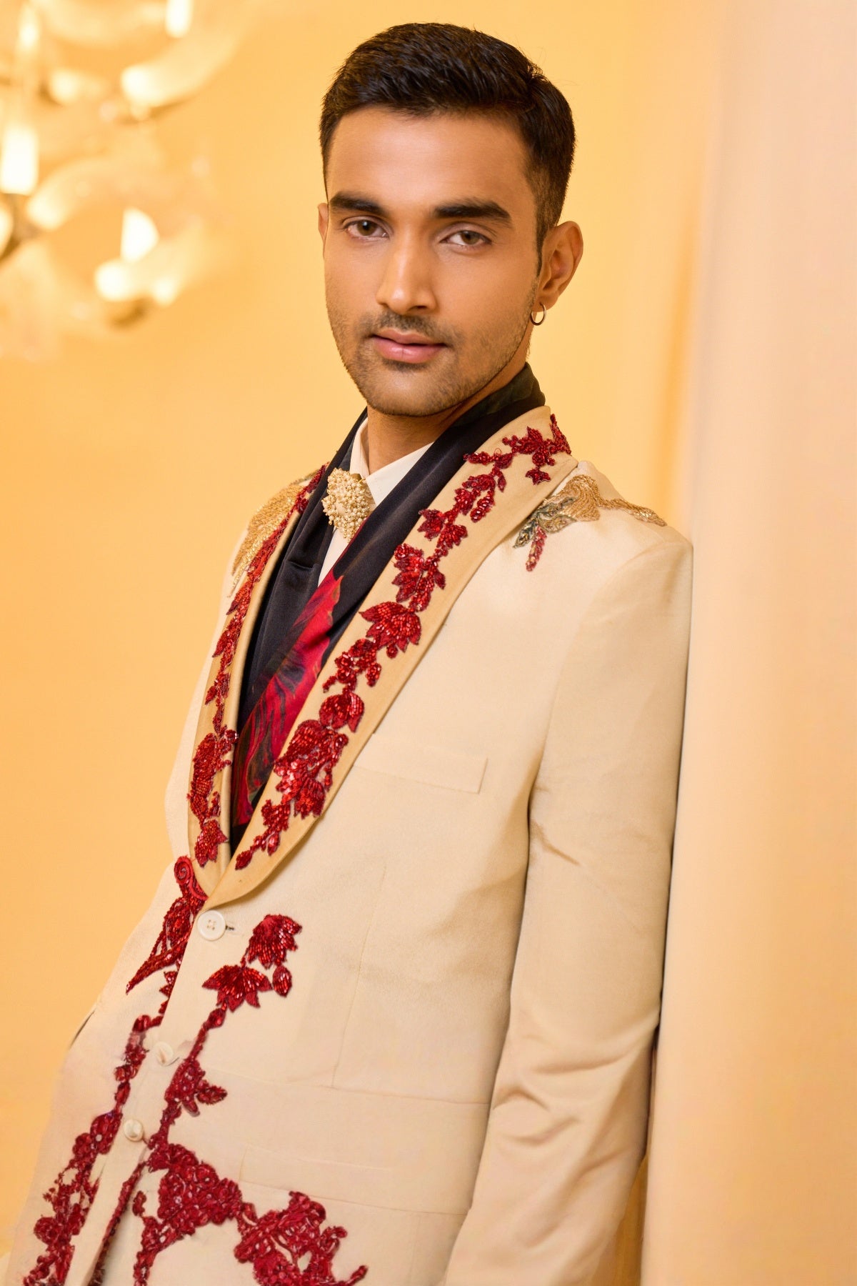 Beige Tuxedo SET