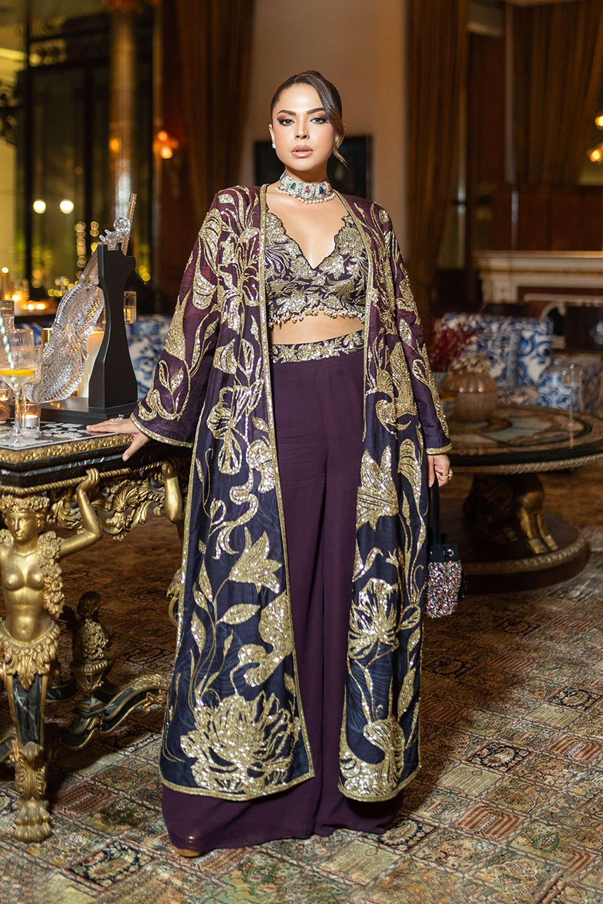 CHANDANI GIRDHAR Embroidered Jacket set