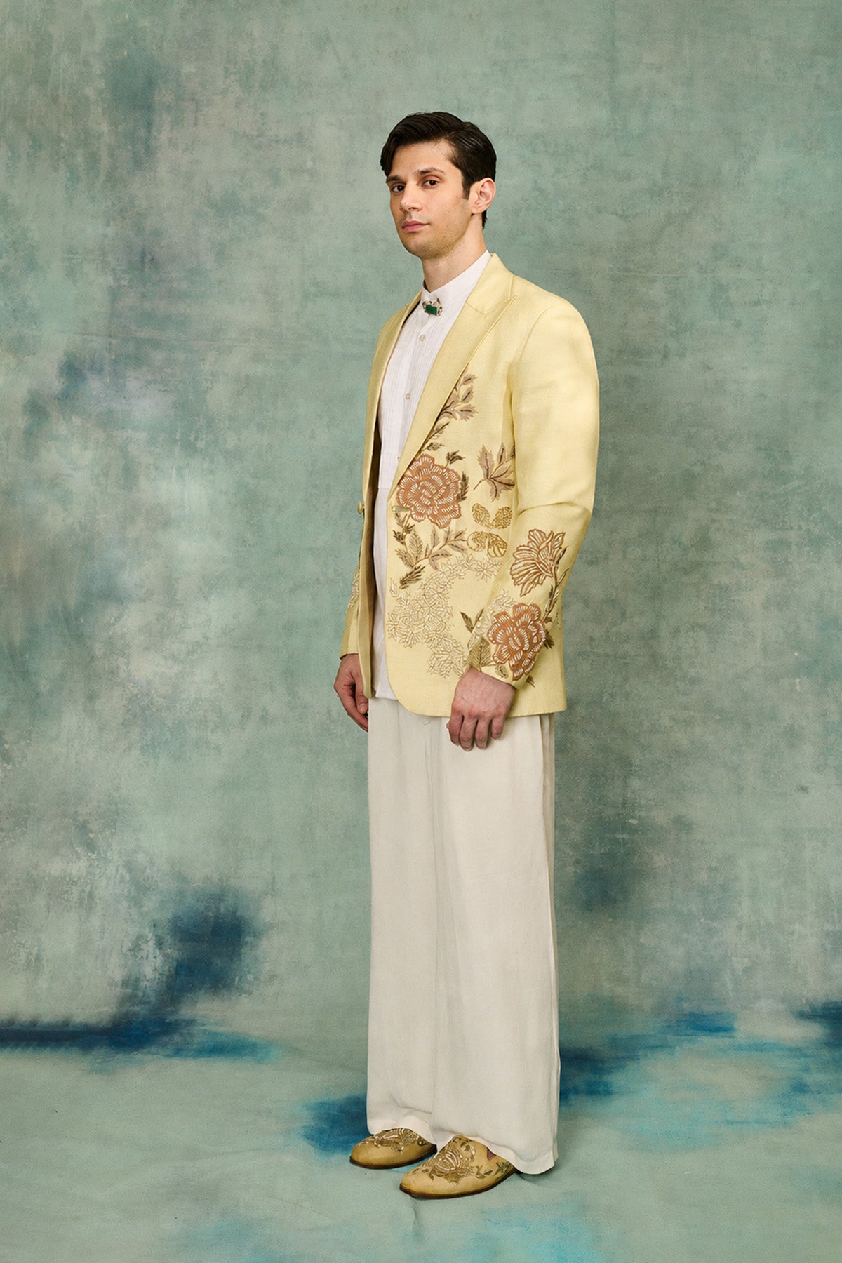 IVORY SUITING FABRIC JACKET