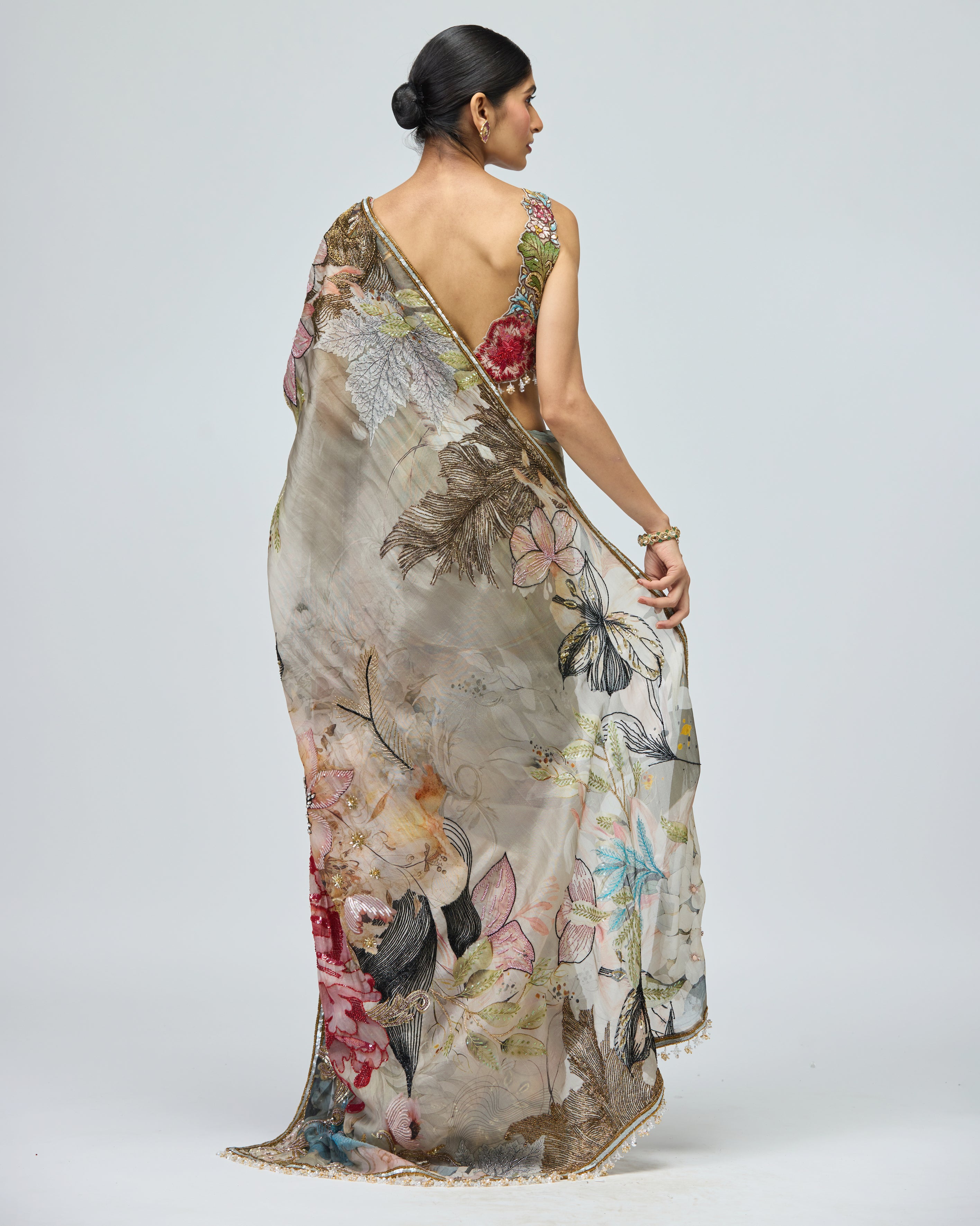 NATURE PRINTED SAREE