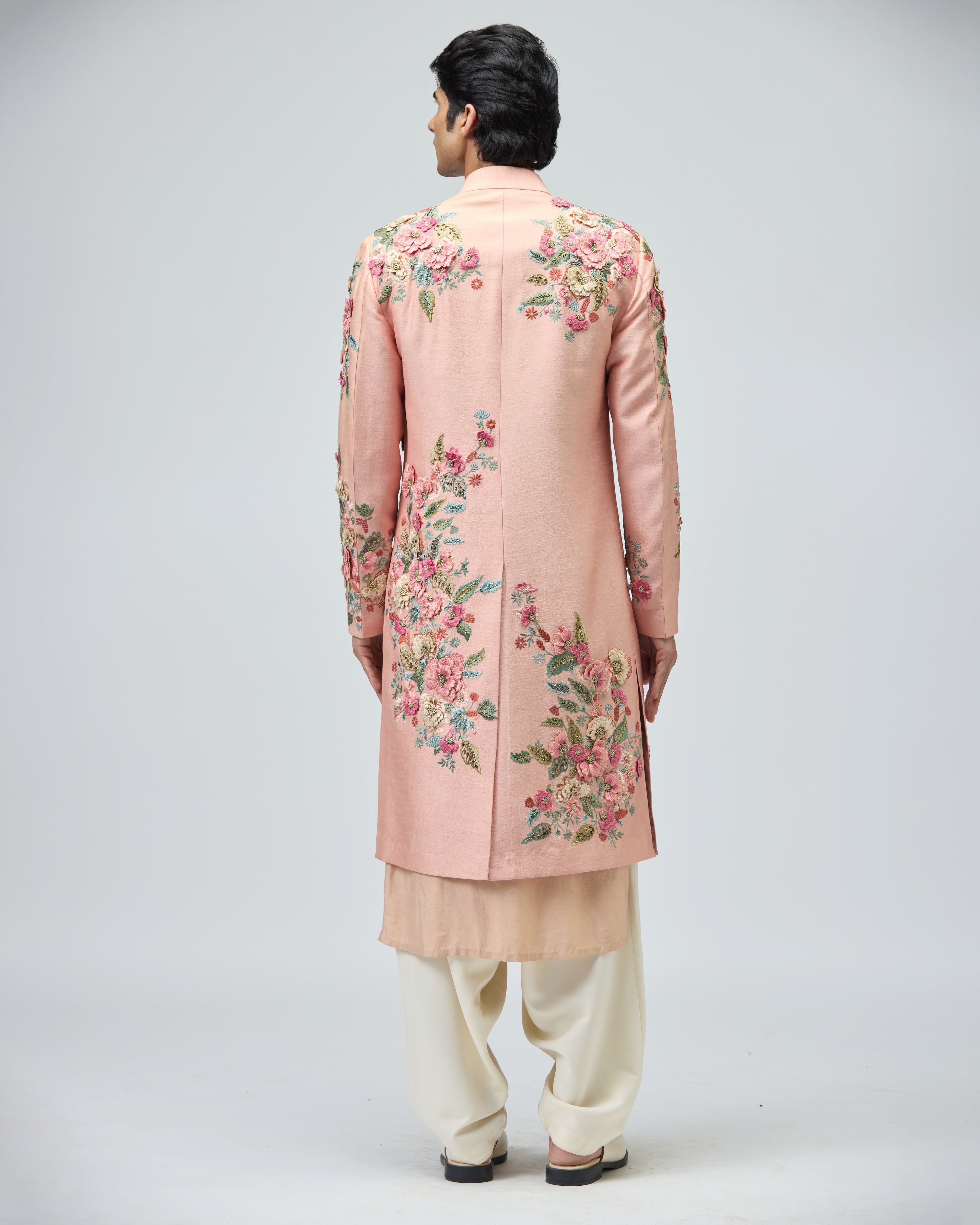 LIGHT PINK SHERWANI