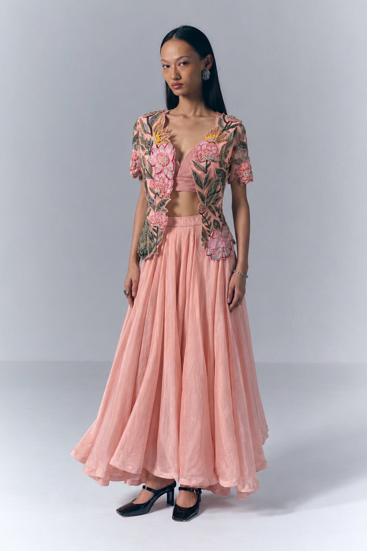 Pink Skirt Set
