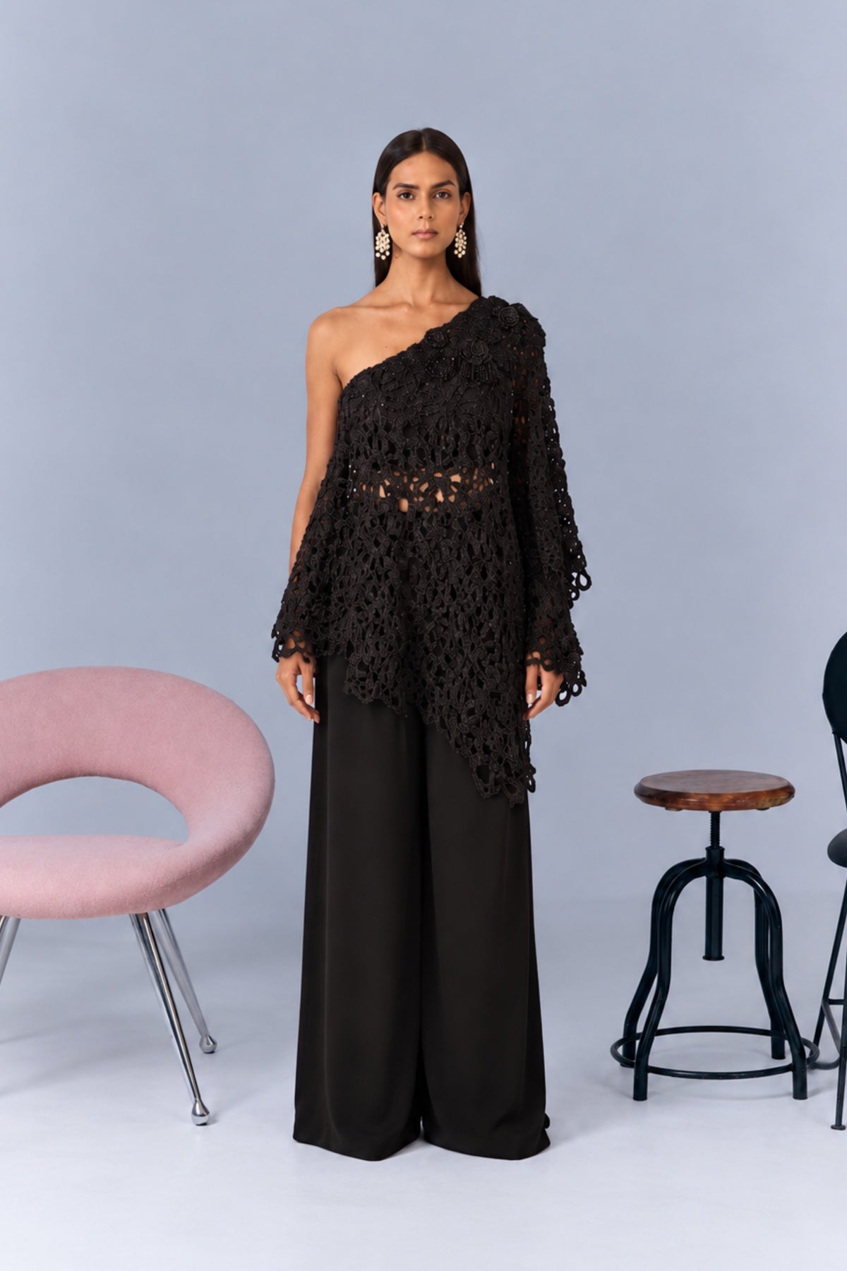 Black Kaftan Set