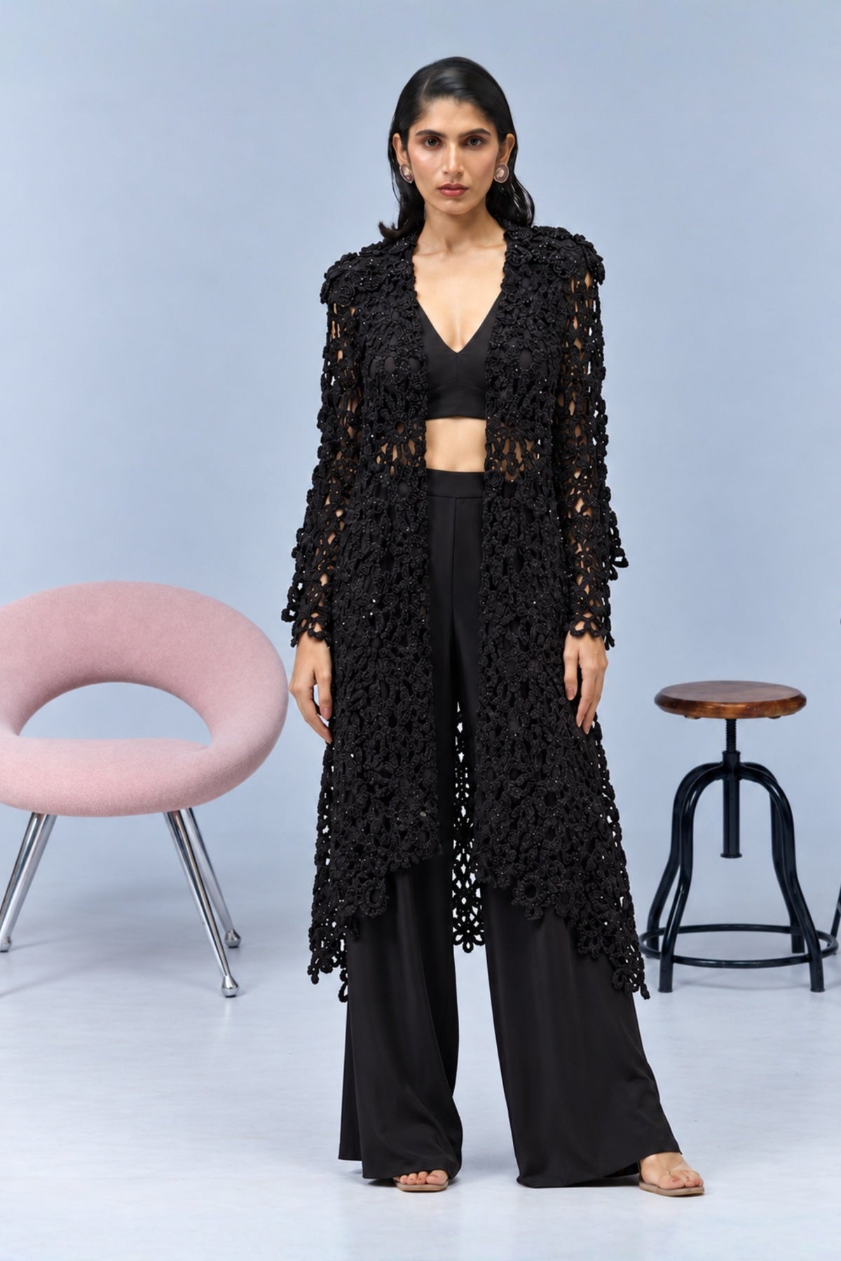Crochet Cape Set
