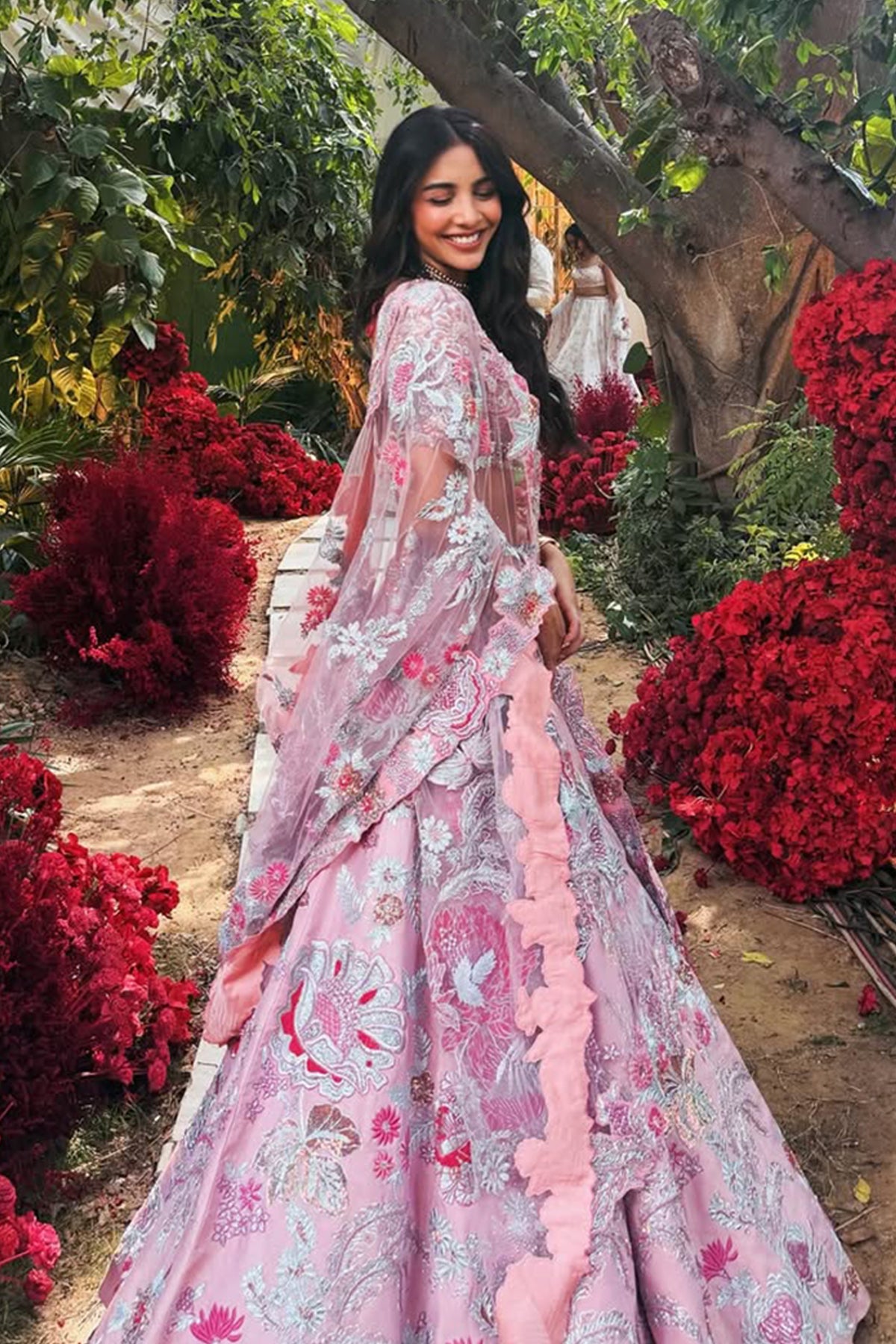 Jayanti Modi X Rosette Lehenga Set