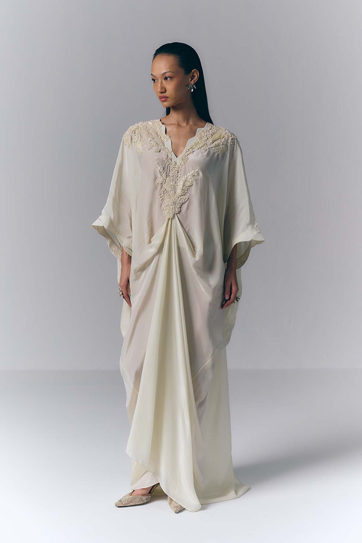 Ivory Whisper Kaftan