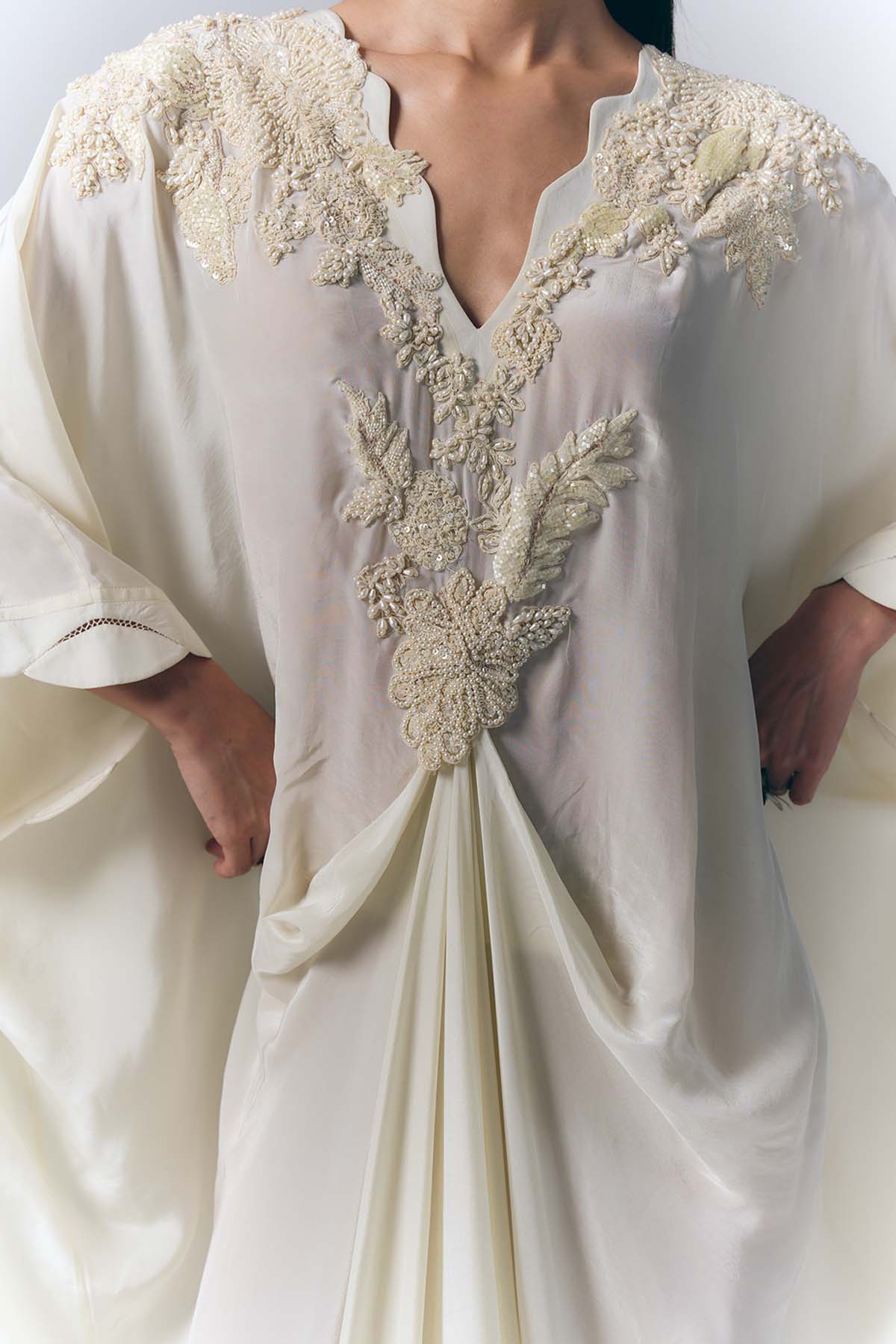 Ivory Whisper Kaftan