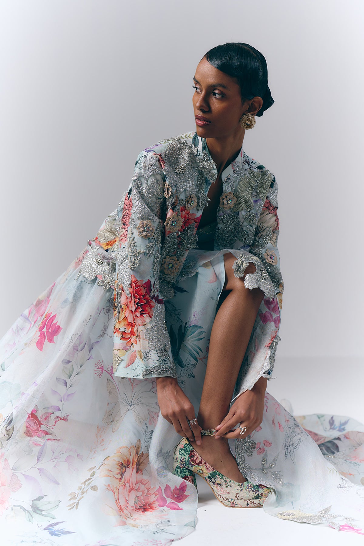 Celestial Bloom Jacket Set