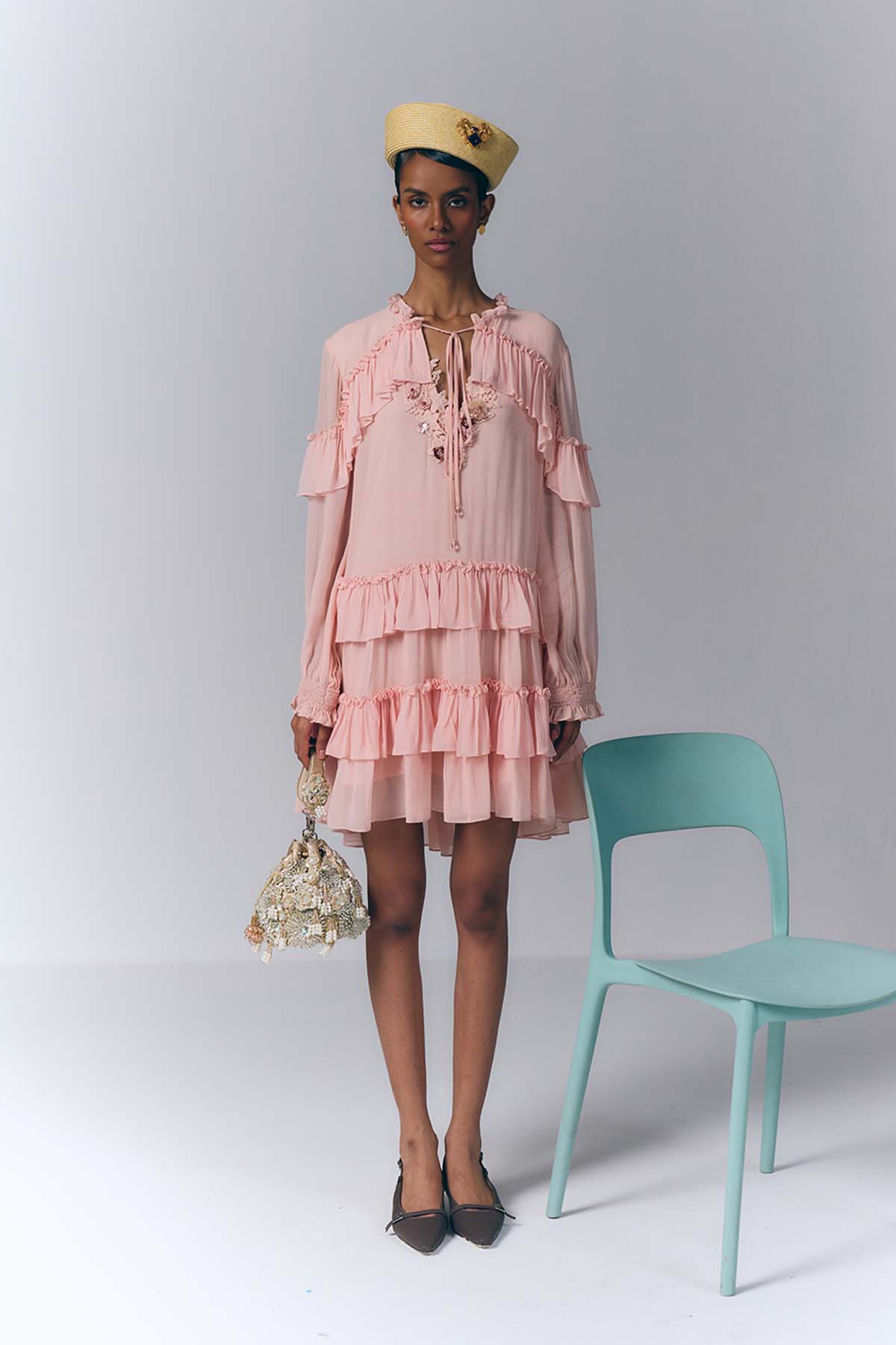 Tiered Short Dress