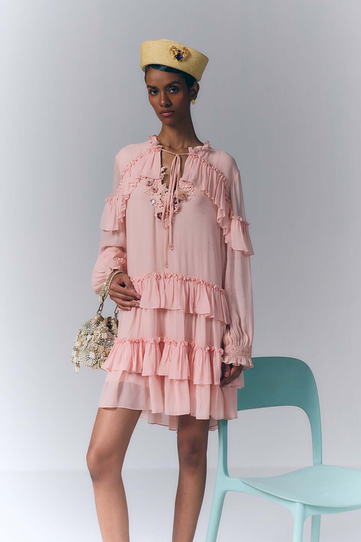 Tiered Short Dress