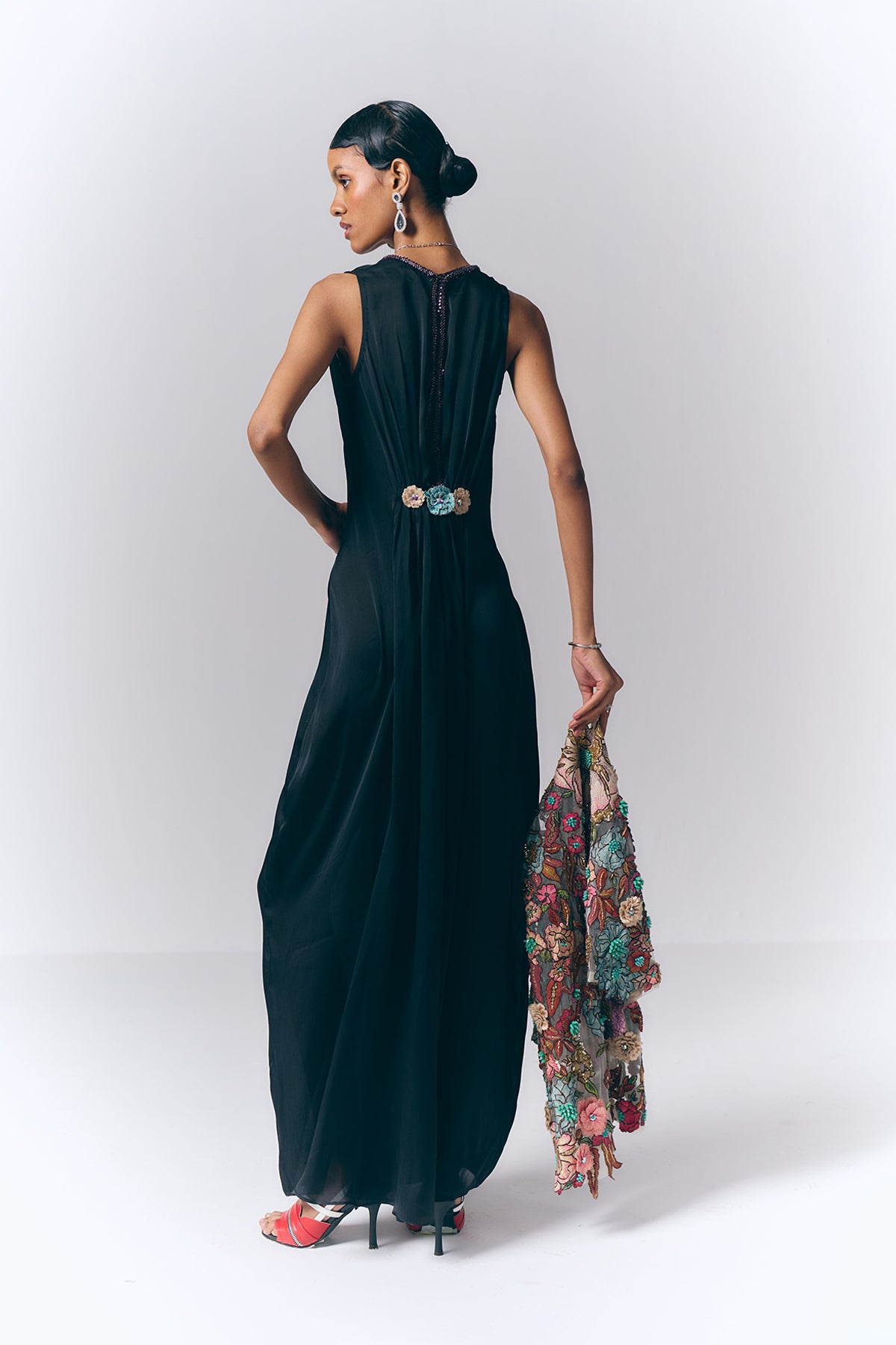 Twilight Blossom Jacket Gown