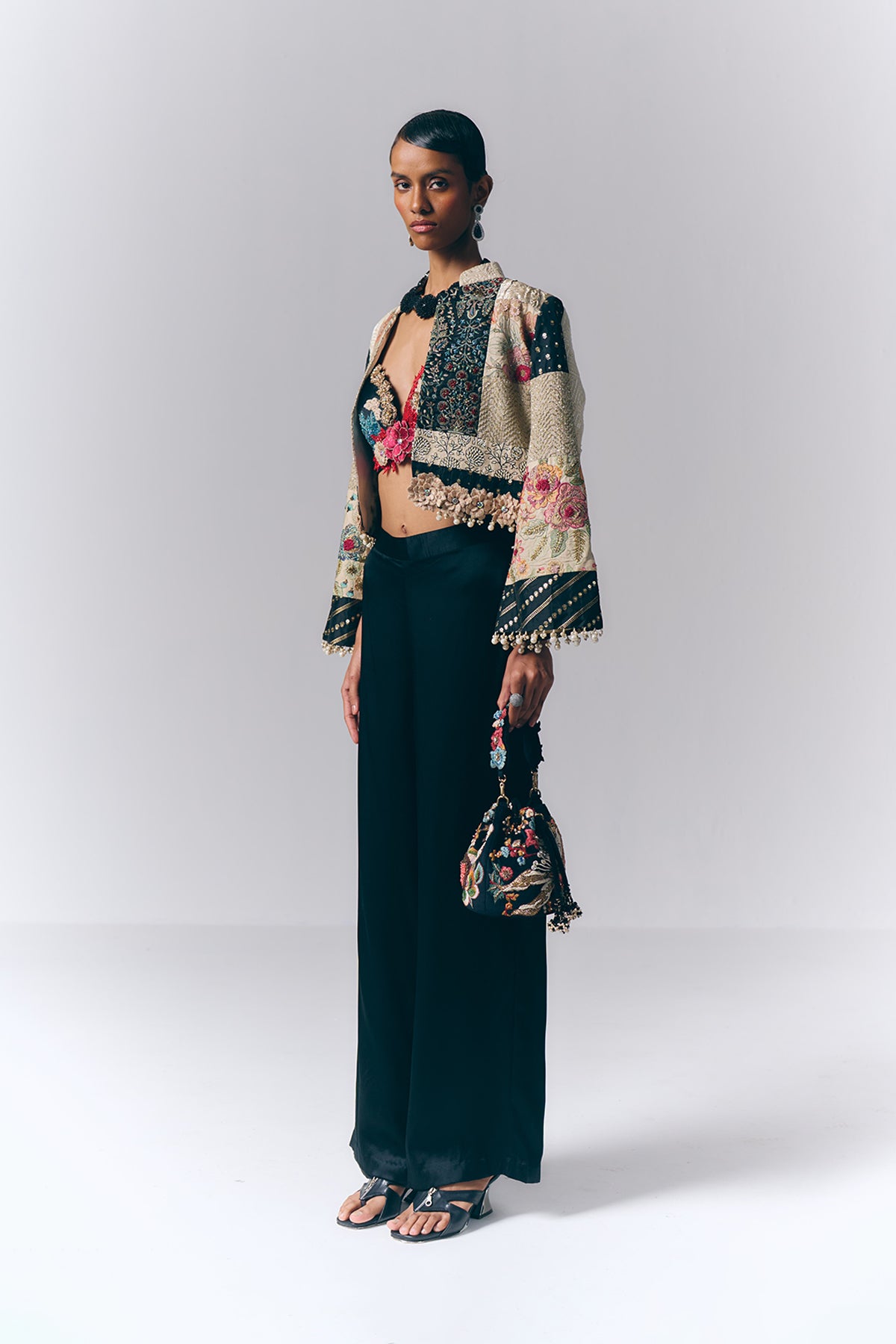 Patchwork Co-ord Jacket Set