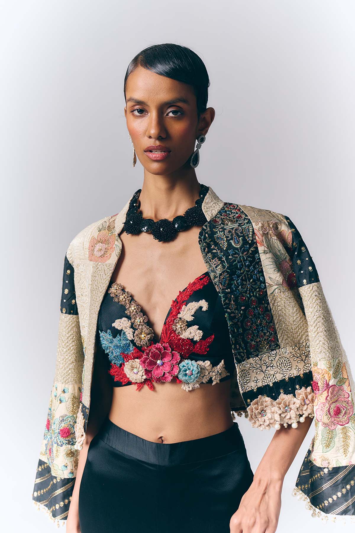 Patchwork Co-ord Jacket Set