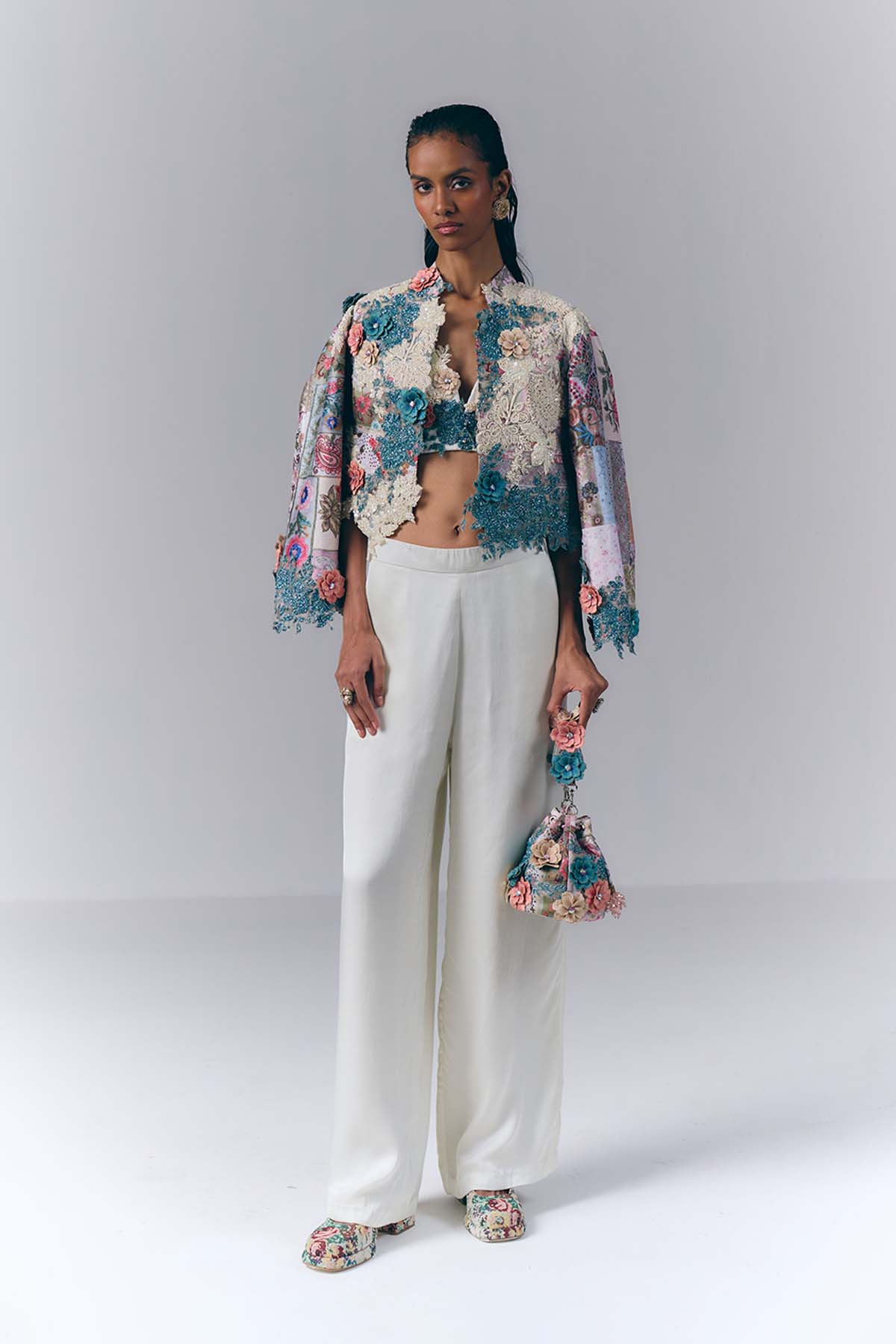 Printed Floral Co-ord Jacket Set