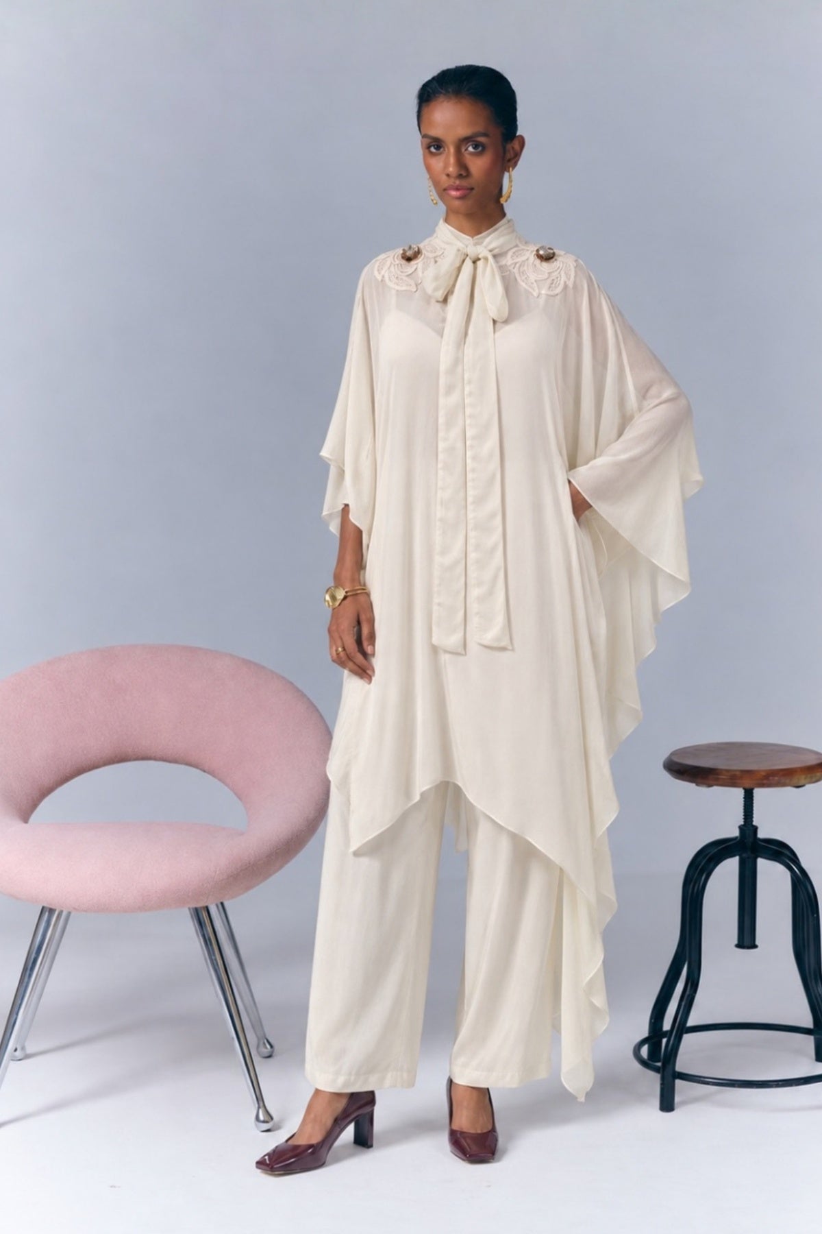 Ivory Kaftan Set
