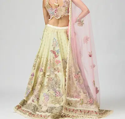 3D PATCH WORK LEHENGA SET
