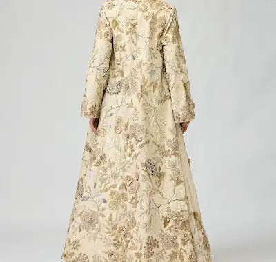 IVORY EMBELLISHED ANARKALI