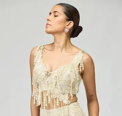 SILK BROCADE SKIRT SET