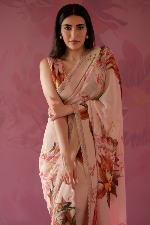 KARISHMA TANNA-SAREE SET