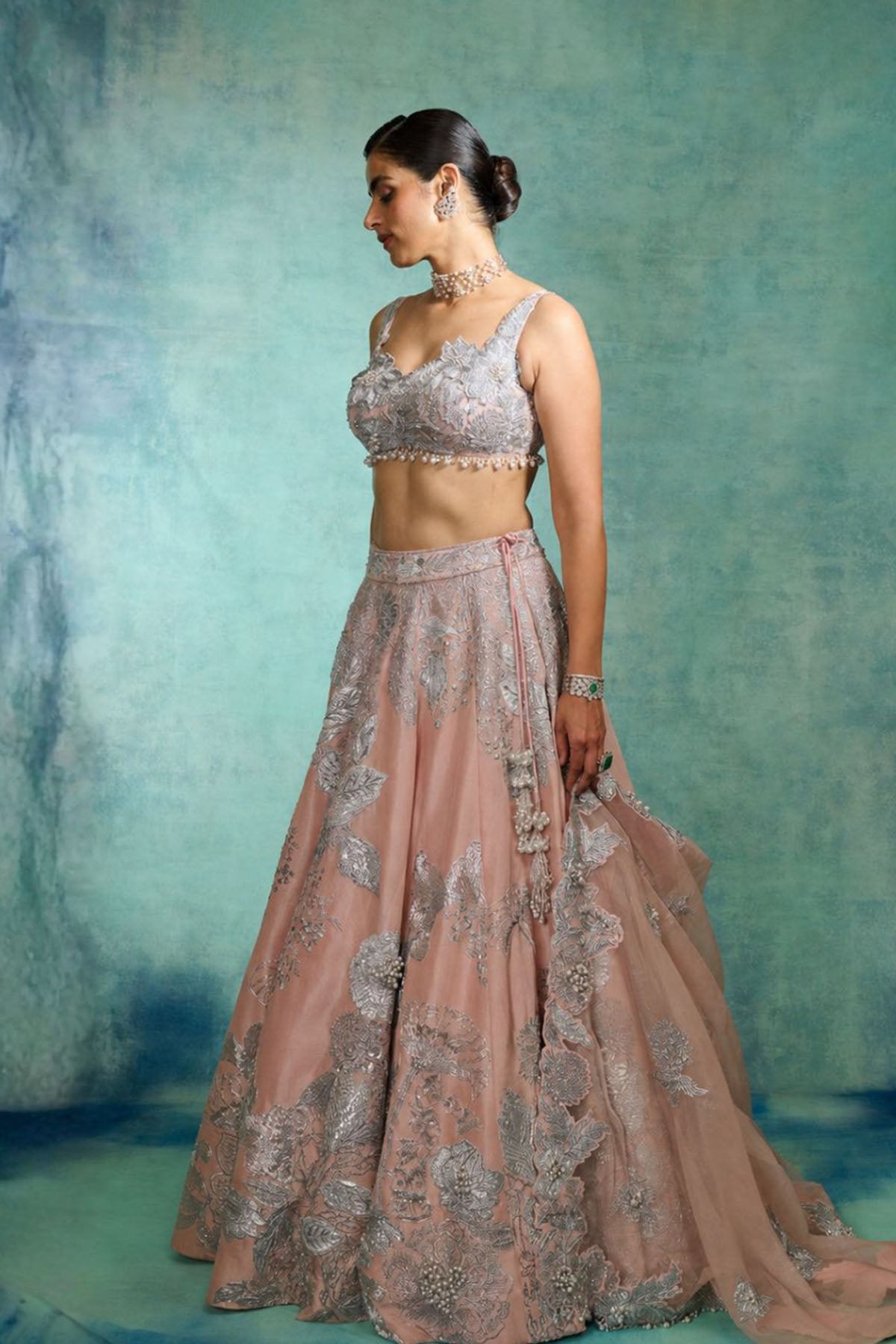 Moonlit Bloom Lehenga Set